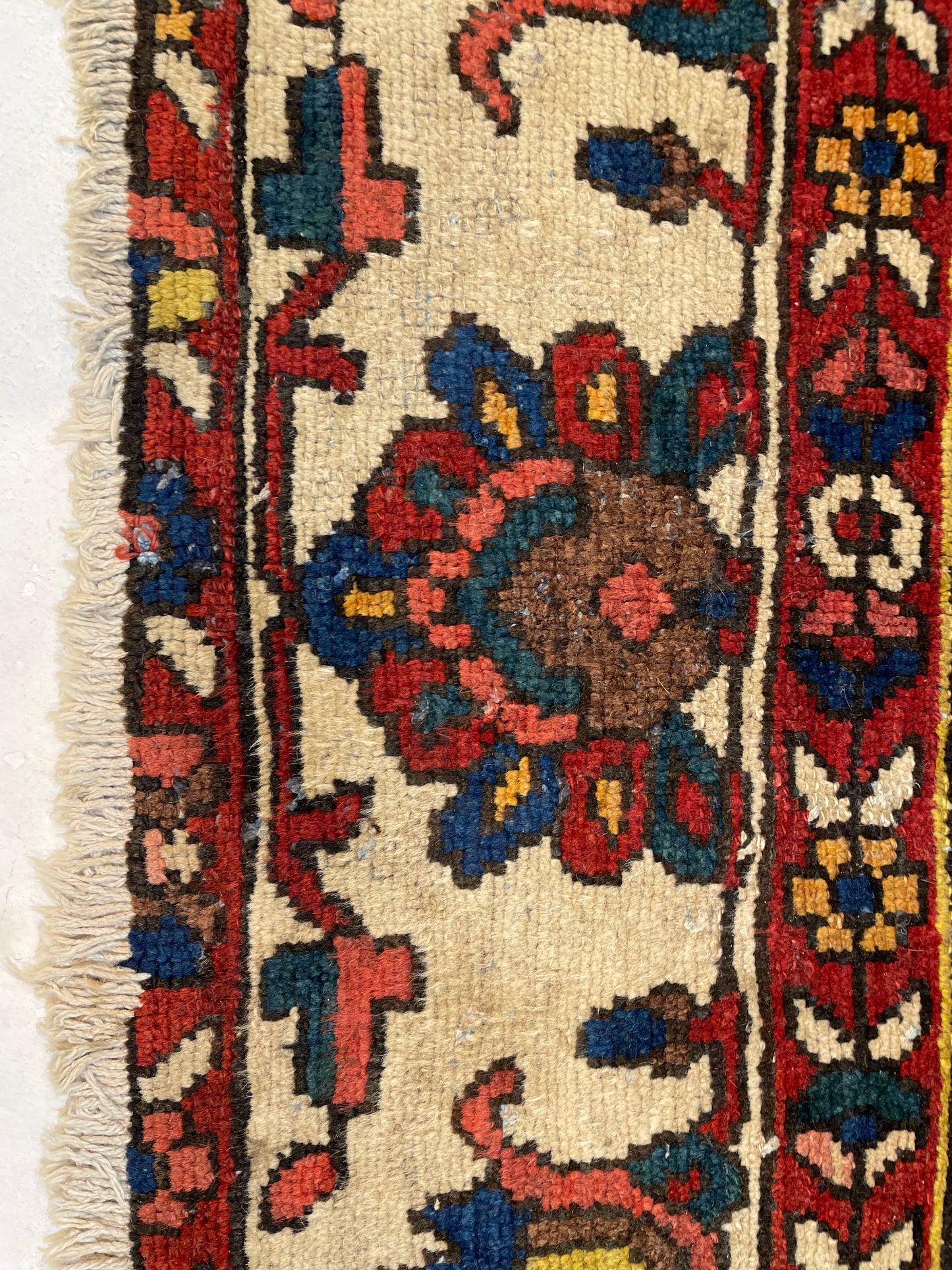 Hand-Knotted Wool Area Rug Bakhtiari Garden of Eden 6'11" x 9'5"