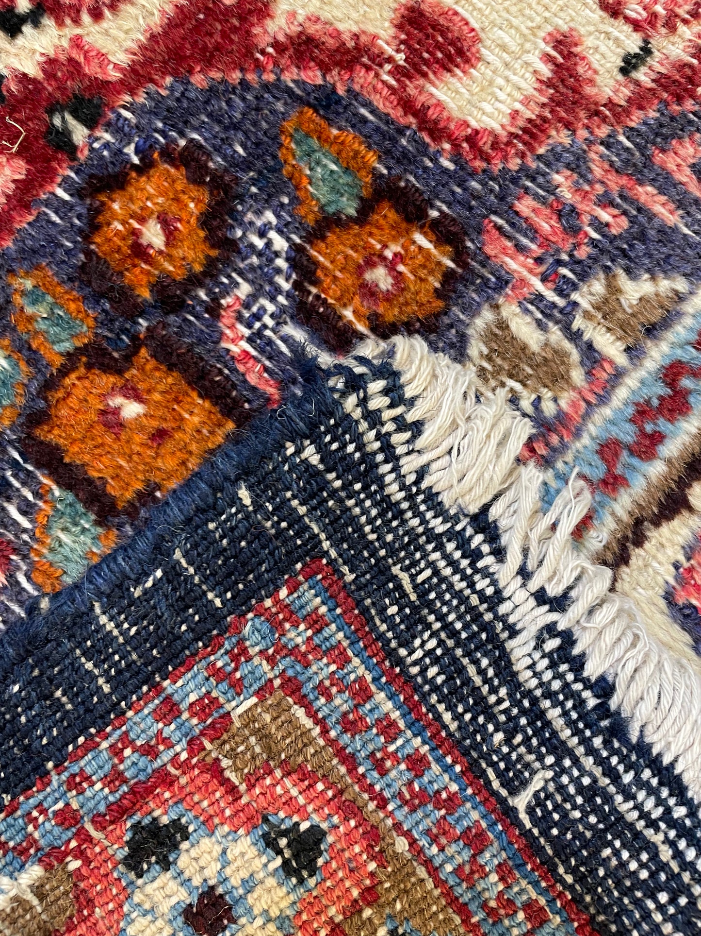 Hand-Knotted Wool Area Rug Birjand Open Field 8' x 11'3"