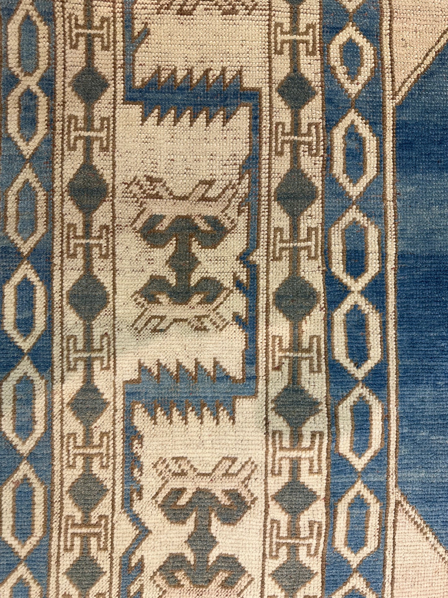 Hand-Knotted Wool Rug Turkish Oushak 13'3" x 15'5"
