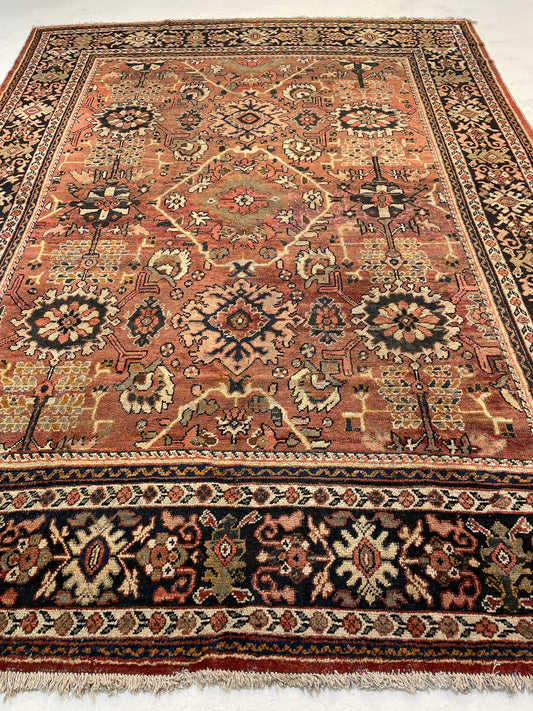Hand-Knotted Wool Area Rug Mahal 8'6" x 11'10"