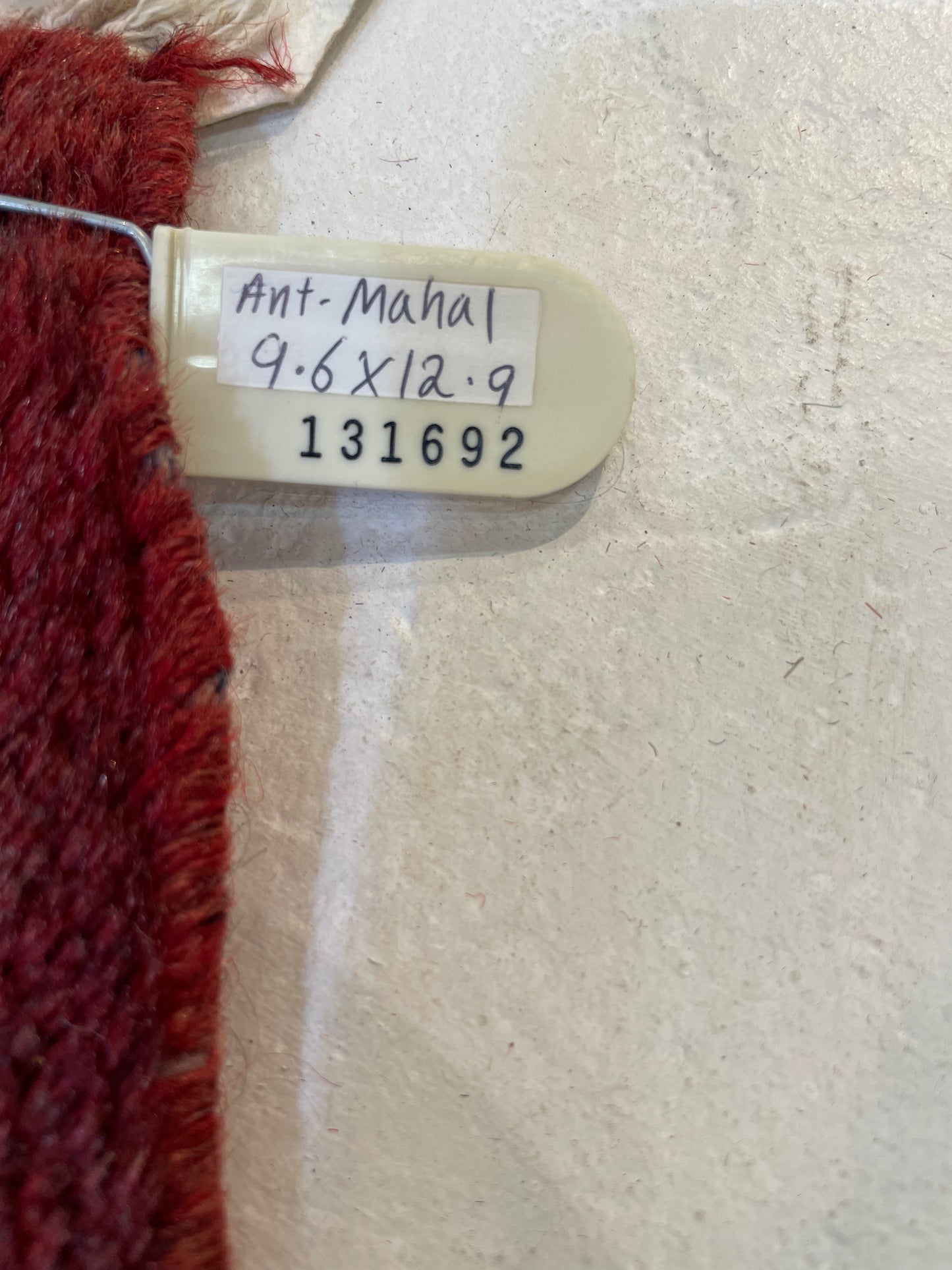 Hand-Knotted Wool Area Rug Mahal 9'6" x 12'9"