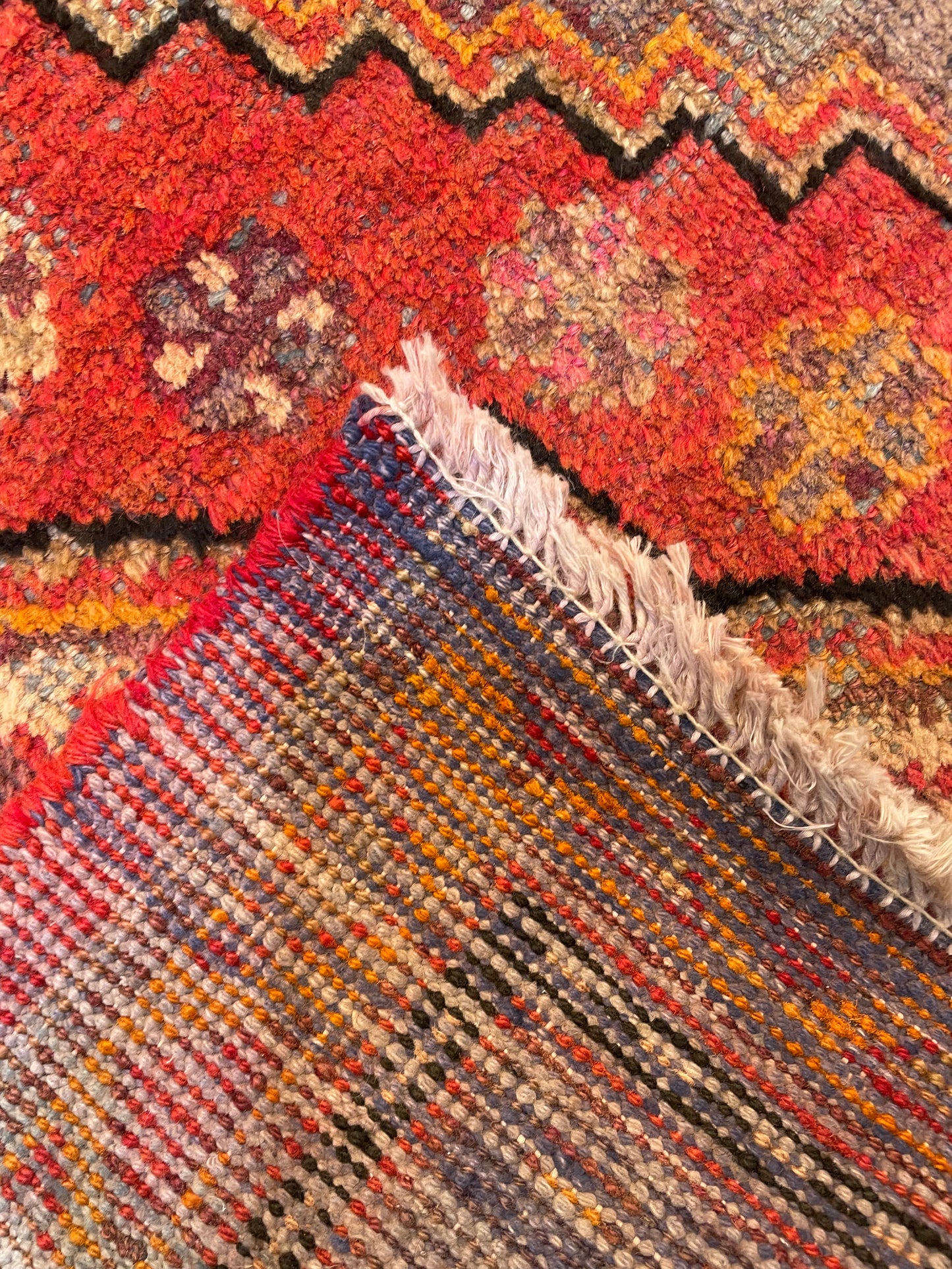 Hand-Knotted Wool Antique Rug Khotan Samarkand Collectible 5'1" x 9'1"