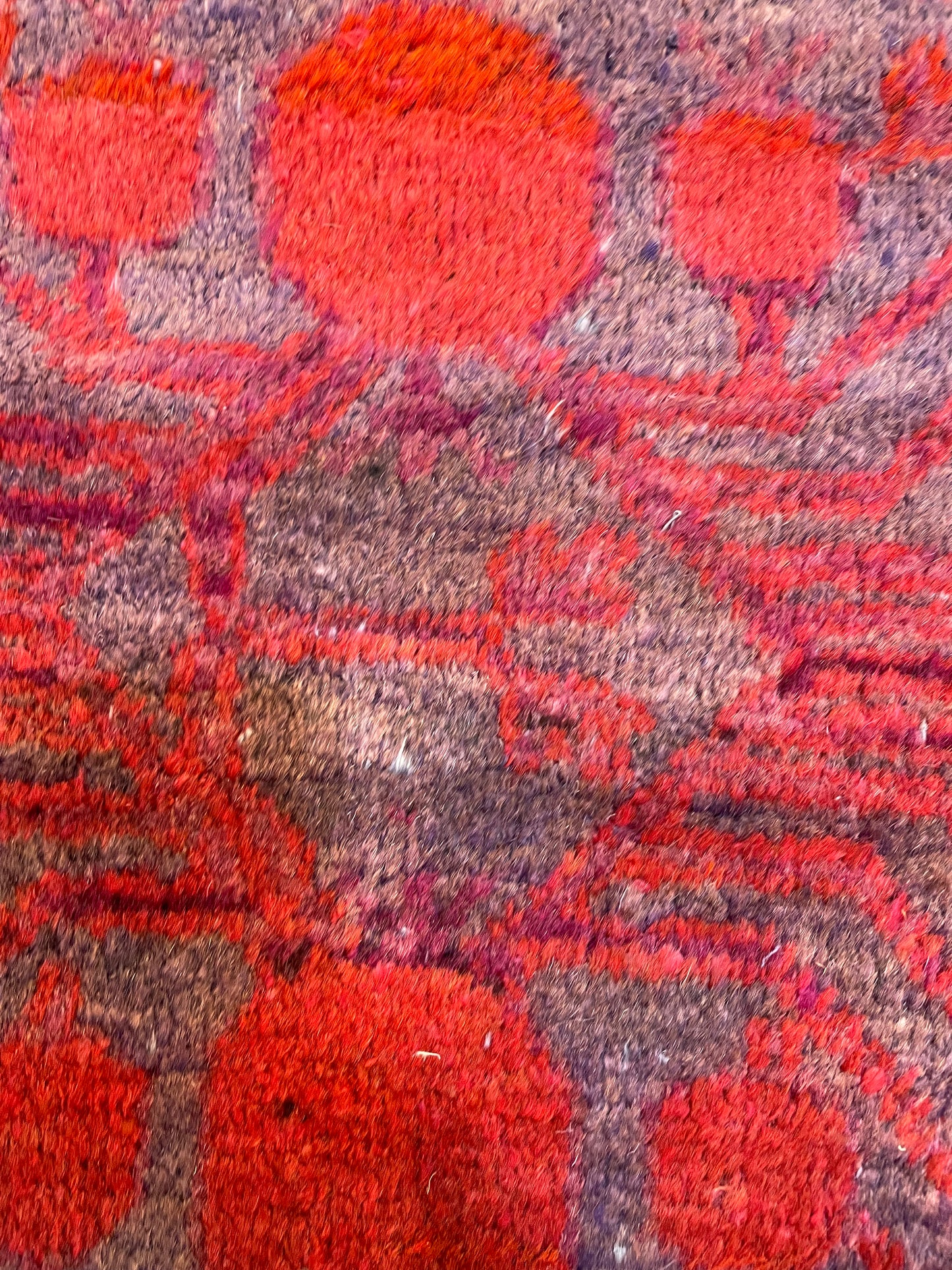 Antique Hand-Knotted Wool Gallery Size Khotan Samarkand Collectible 6' x 11'6"