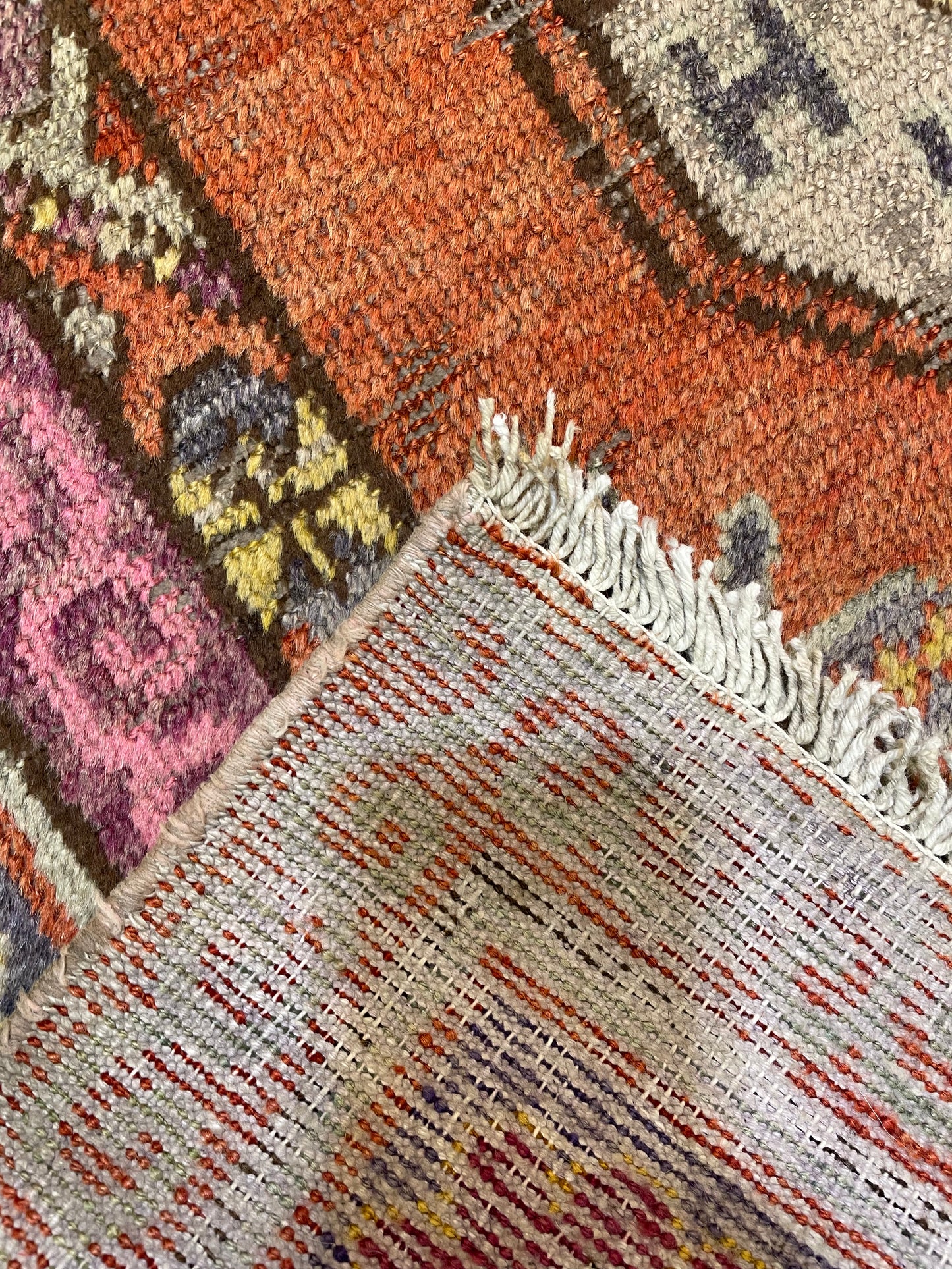 Antique Hand-Knotted Wool Area Rug Khotan Samarkand Collectible 5'3" x 10'4"