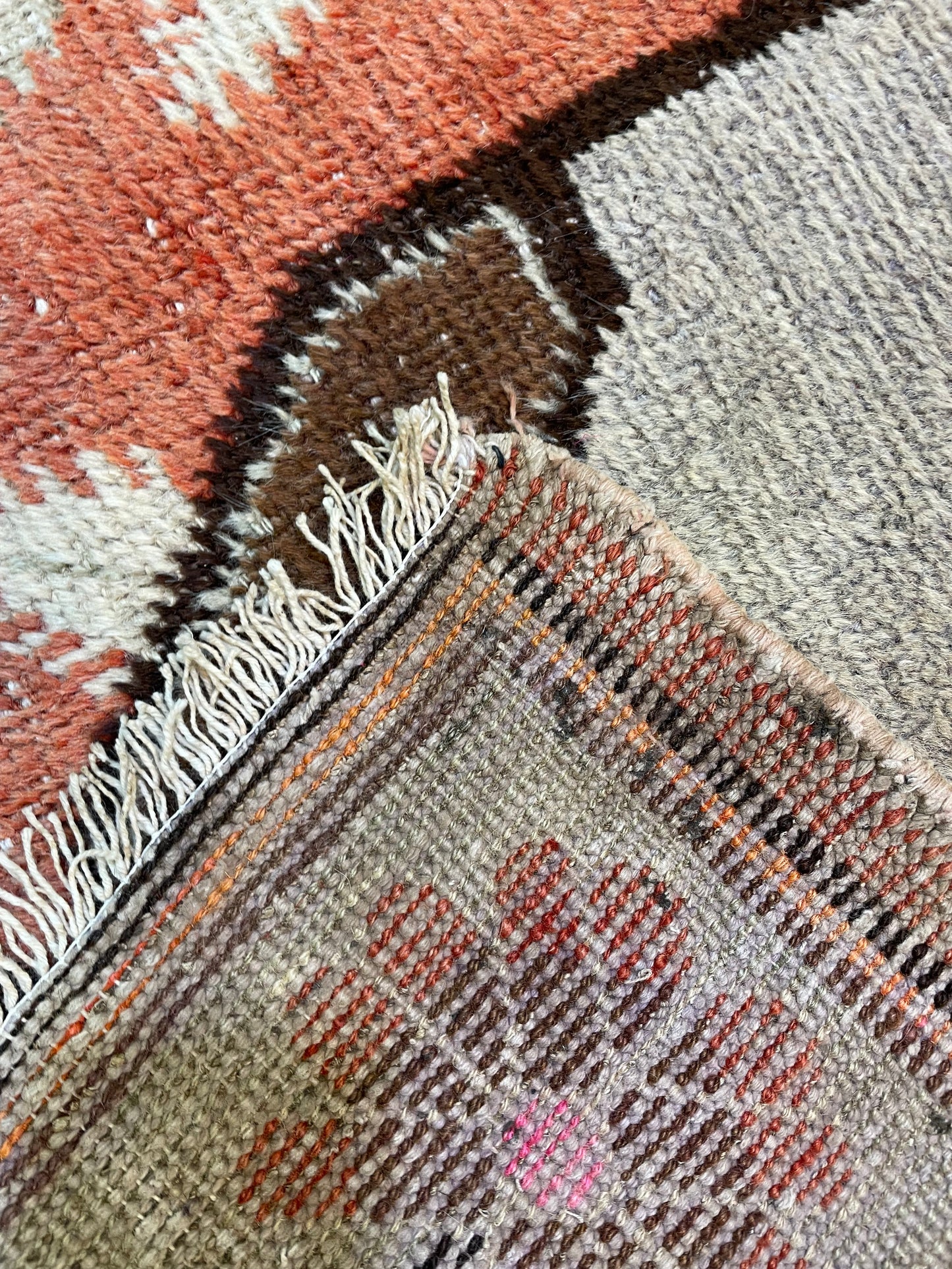 Antique Hand-Knotted Wool Area Rug Khotan Samarkand Collectible 5'3" x 8'10"