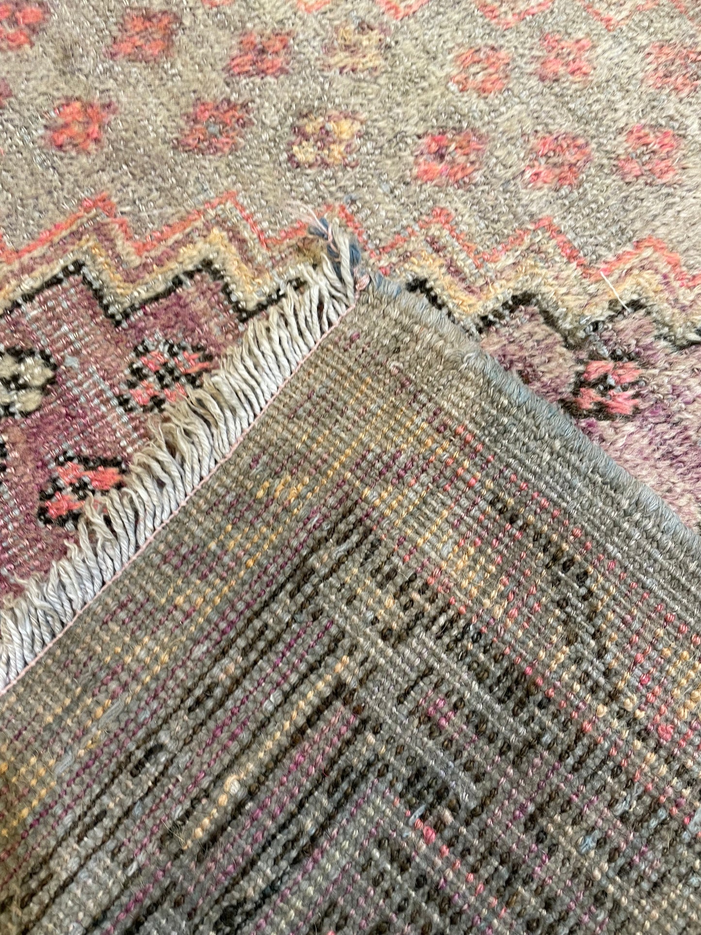 Antique Hand-Knotted Wool Area Rug Khotan Samarkand Collectible 6' x 10'5"