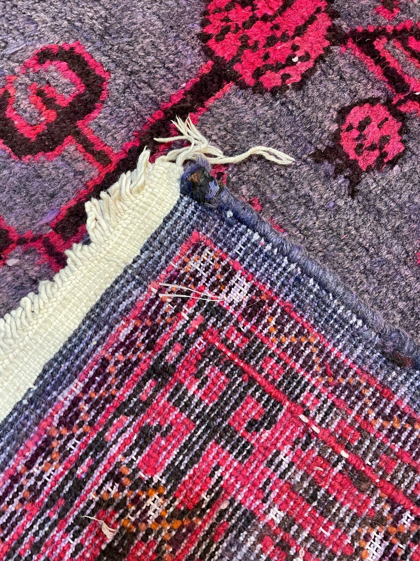 Antique Hand-Knotted Wool Area Rug Khotan Samarkand Collectible 6'7" x 12'11"