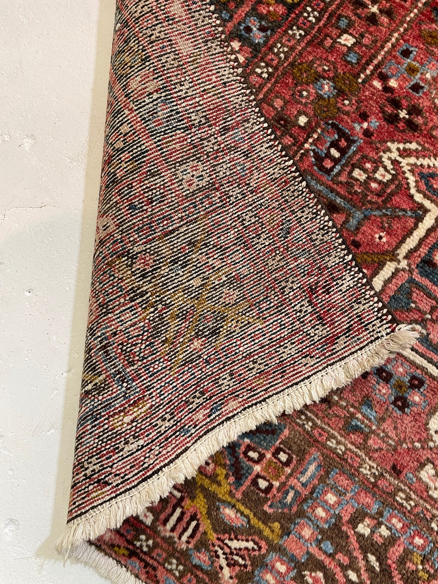 Antique Hand-Knotted Wool Gallery Size Heriz 4'8" x 15'2"