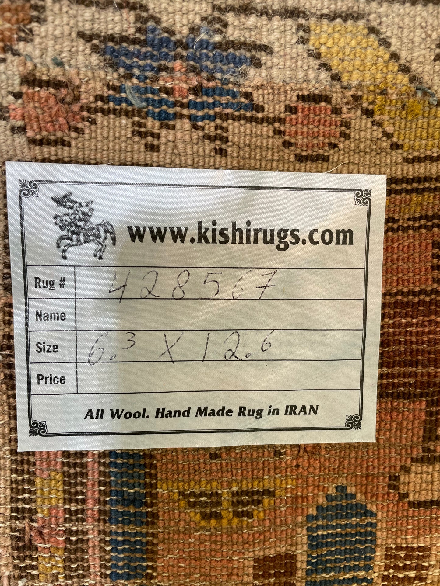 Antique Hand-Knotted Wool Gallery Size Kurdish Malayer Collectible 6'3" x 12'6"