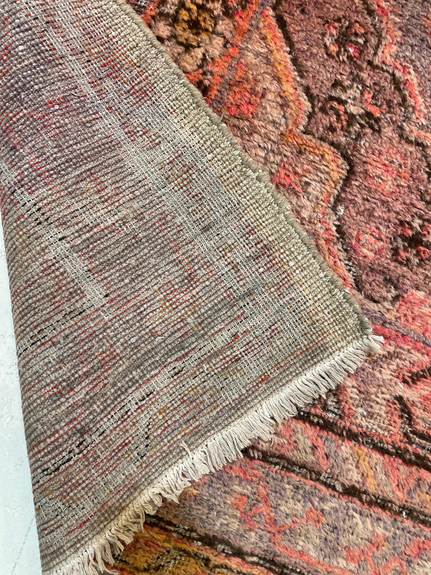 Antique Hand-Knotted Wool Gallery Size Khotan Samarkand Collectible 5'5" x 10'10"