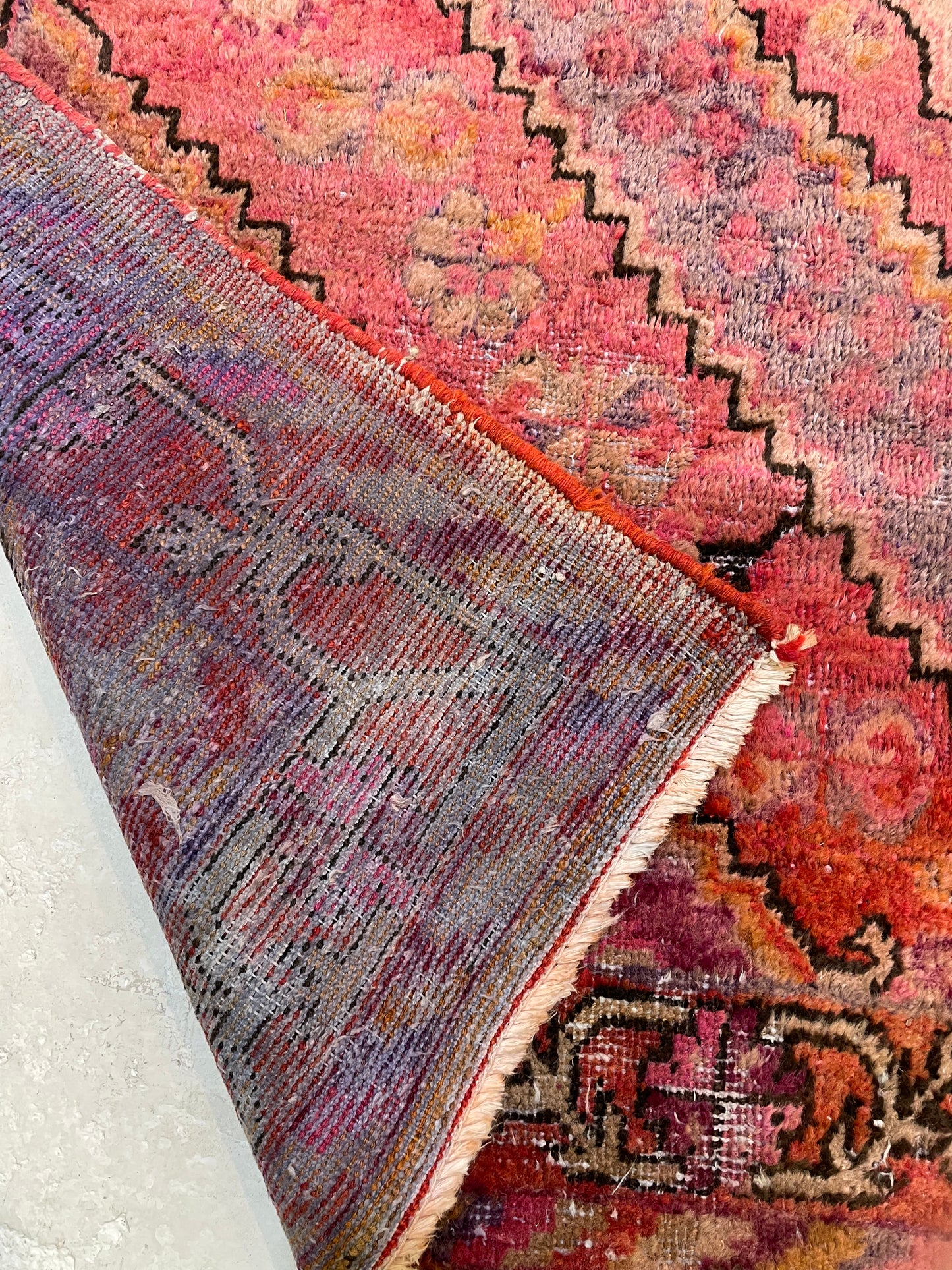 Antique Hand-Knotted Wool Gallery Size Khotan Samarkand Collectible 5'4" x 10'