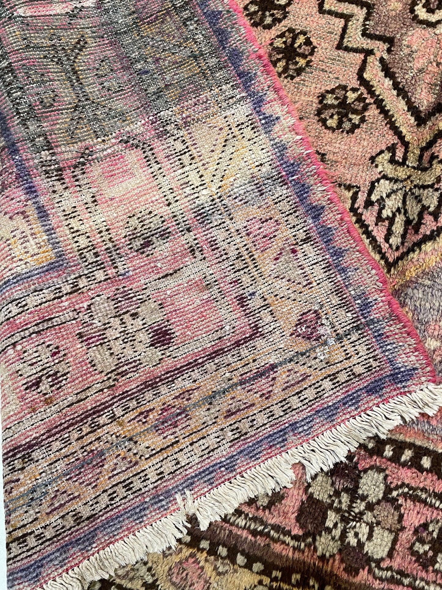 Antique Hand-Knotted Wool Gallery Size Khotan Samarkand Collectible 4'10" x 9'5"