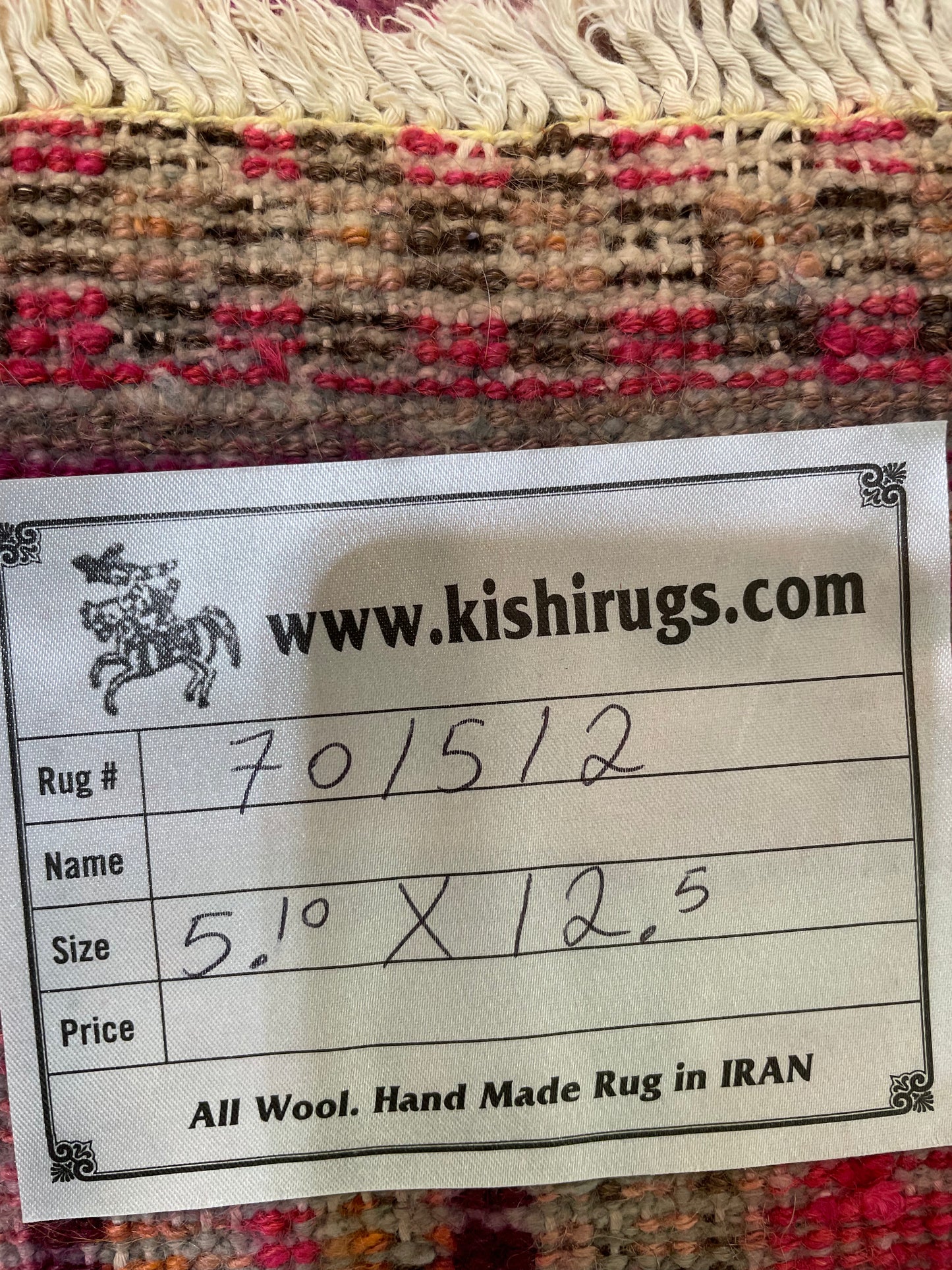 Antique Hand-Knotted Wool Gallery Size Khotan Samarkand Collectible 5'10" x 12'5"