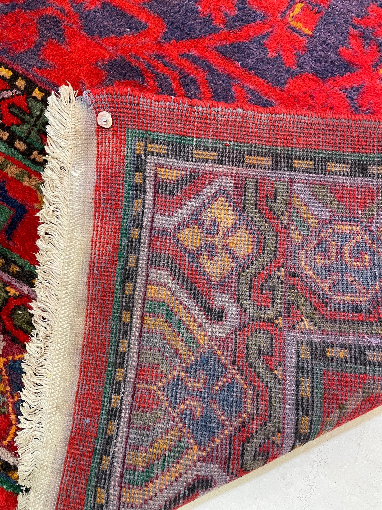 Antique Hand-Knotted Wool Gallery Size Khotan Samarkand Collectible 6'6" x 12'9"