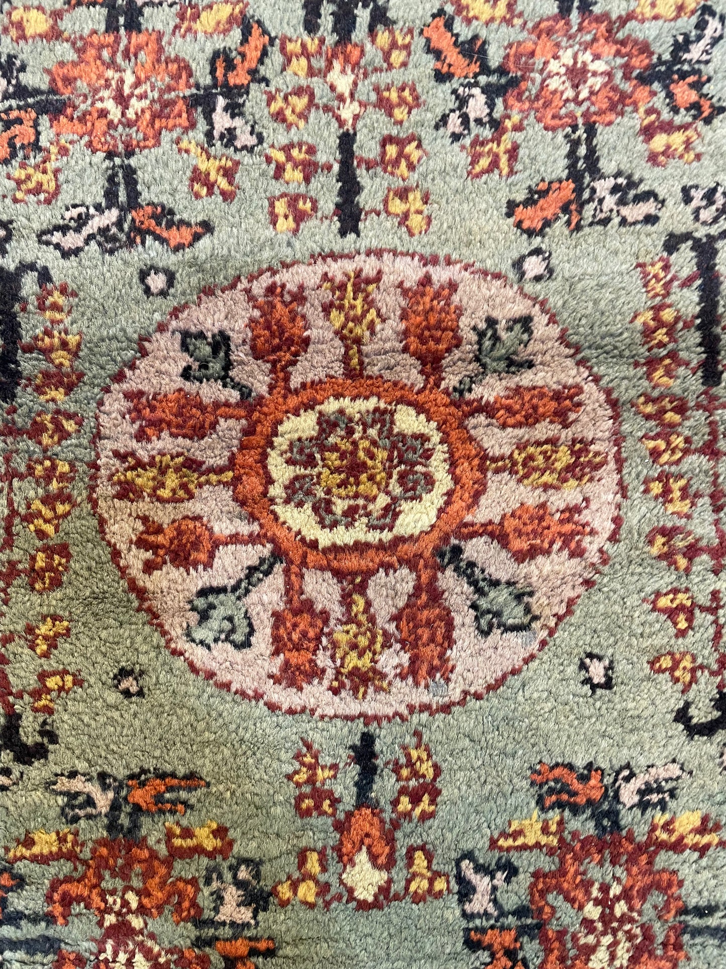 Hand-Knotted Wool Gallery Size Antique Khotan Samarkand 2'1" x 7'11"
