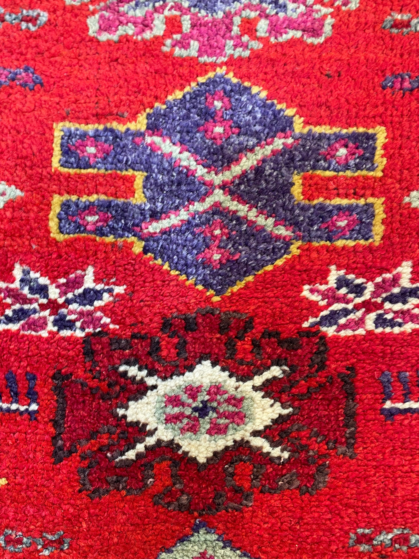 Hand-Knotted Wool Runner Turkish Oushak 2'11" x 9'4"
