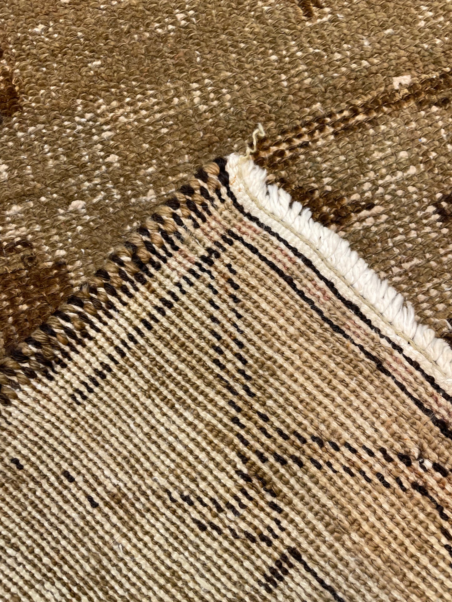 Hand-Knotted Wool Runner Turkish 3'3" x 10'9"