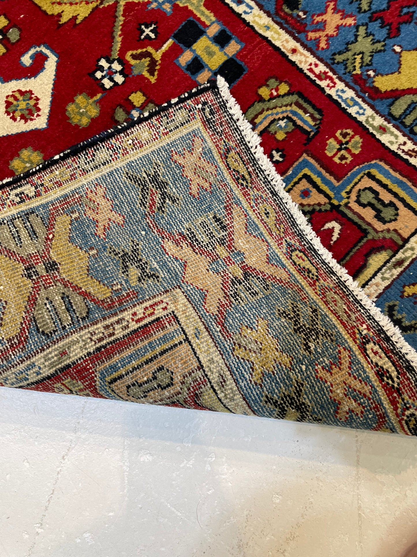 Hand-Knotted Wool Gallery Size Turkish Oushak 3'2" x 6'6"