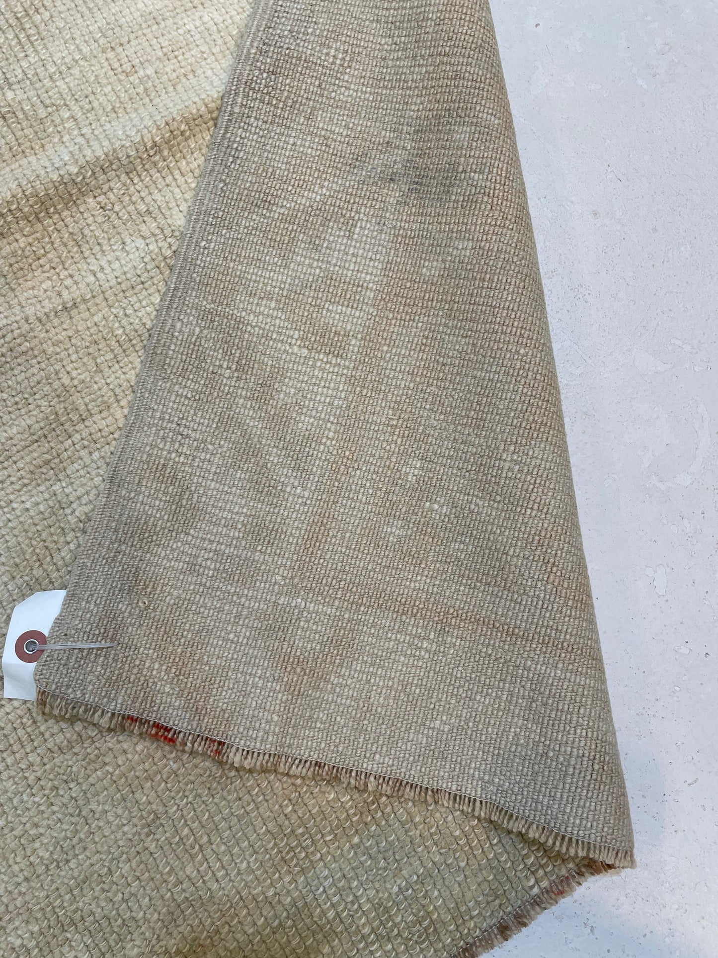 Hand-Knotted Wool Runner Turkish Oushak 2'5" x 7'3"