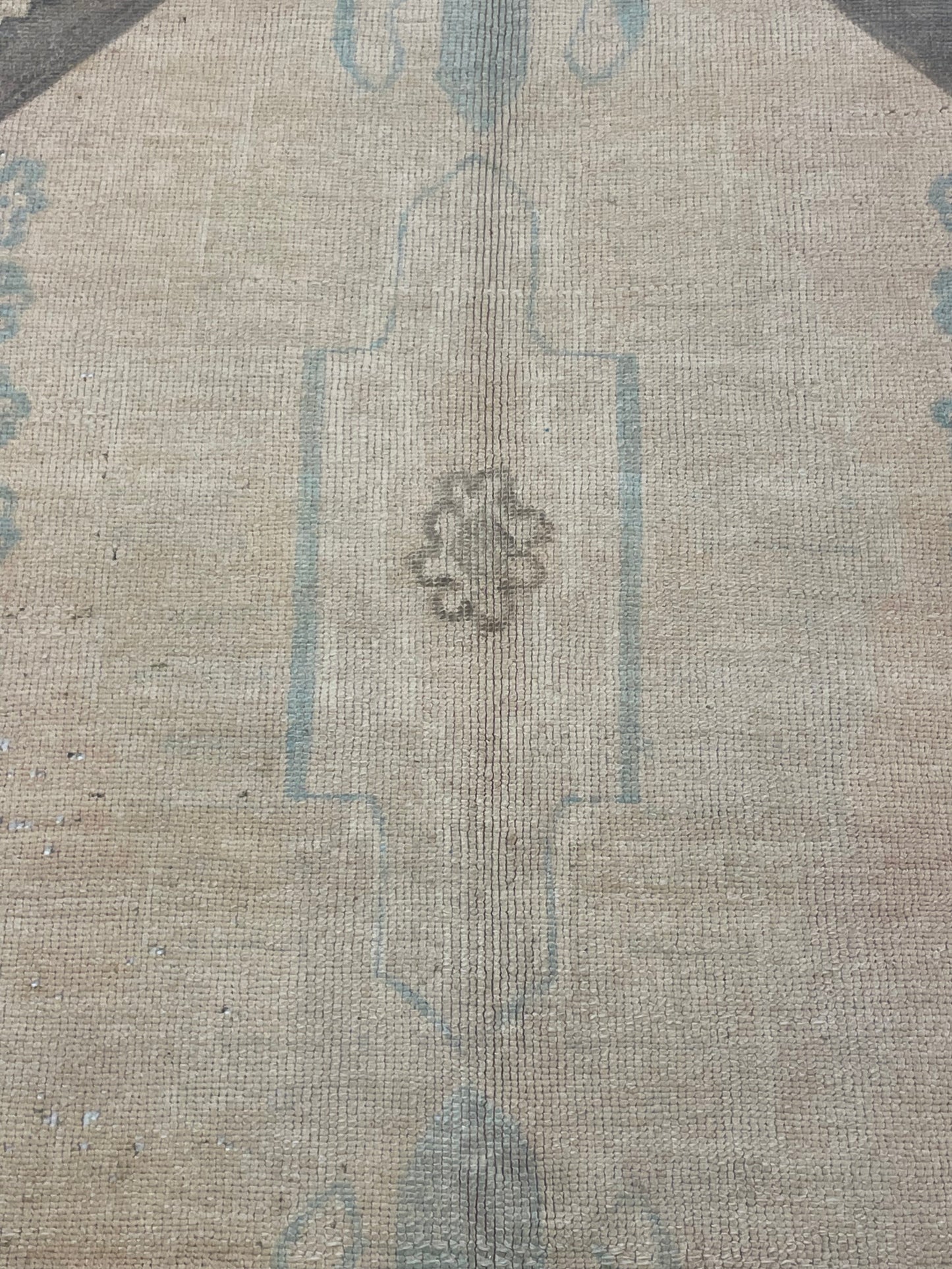 Hand-Knotted Wool Area Rug Turkish Oushak 5'6" x 8'5"
