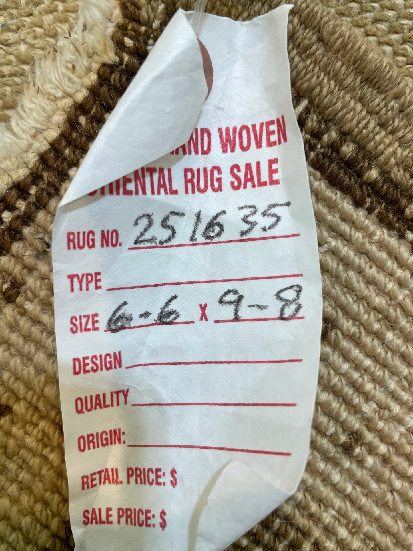 Hand-Knotted Wool Area Rug Turkish Oushak 6'6" x 9'8"