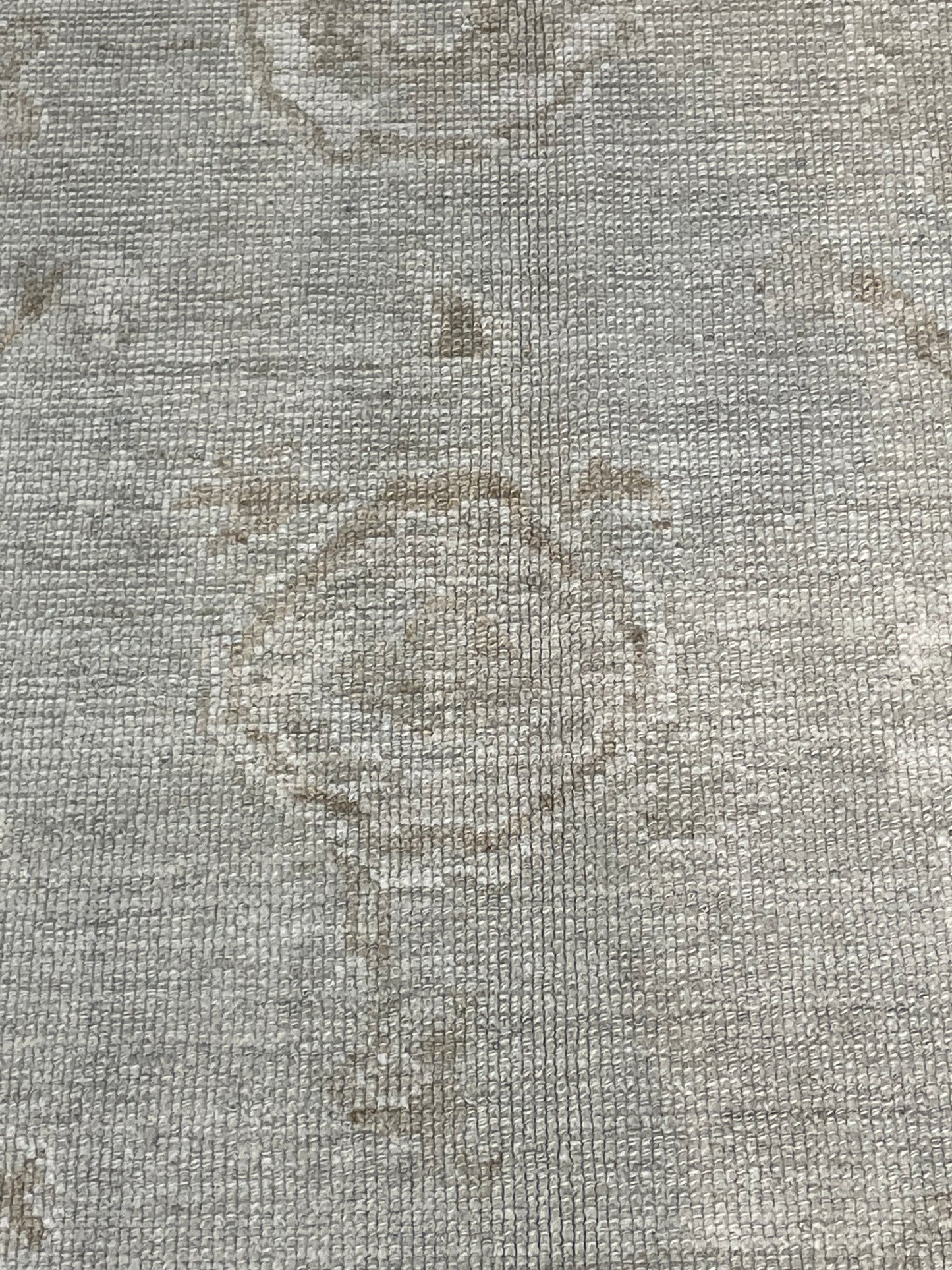 Hand-Knotted Wool Area Rug Turkish Oushak 6'3" x 9'1"