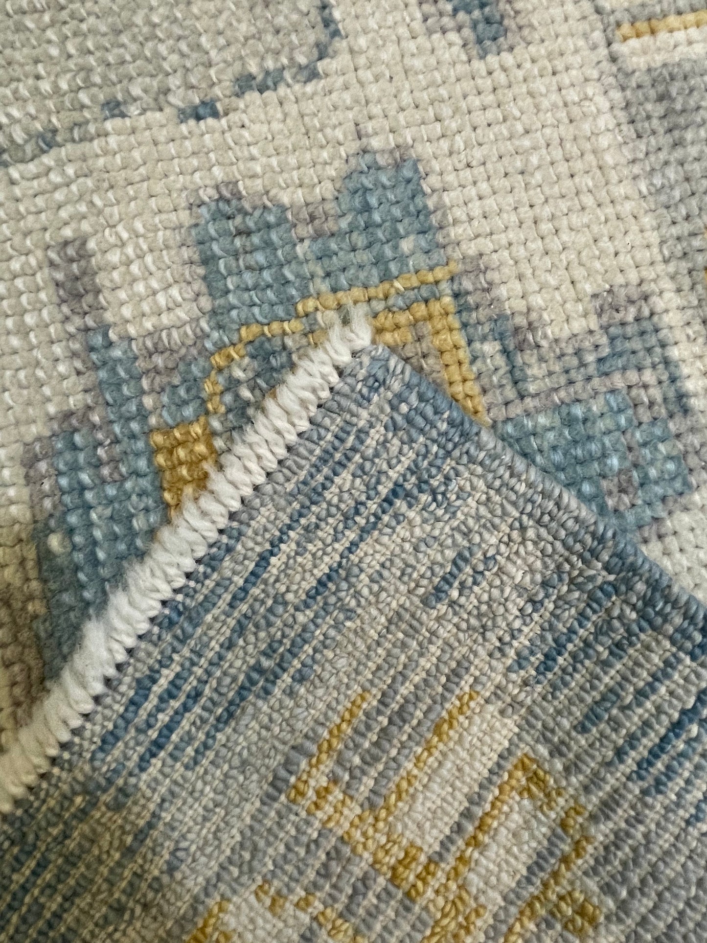 Hand-Knotted Wool Area Rug Turkish Oushak 5'11" x 8'10"