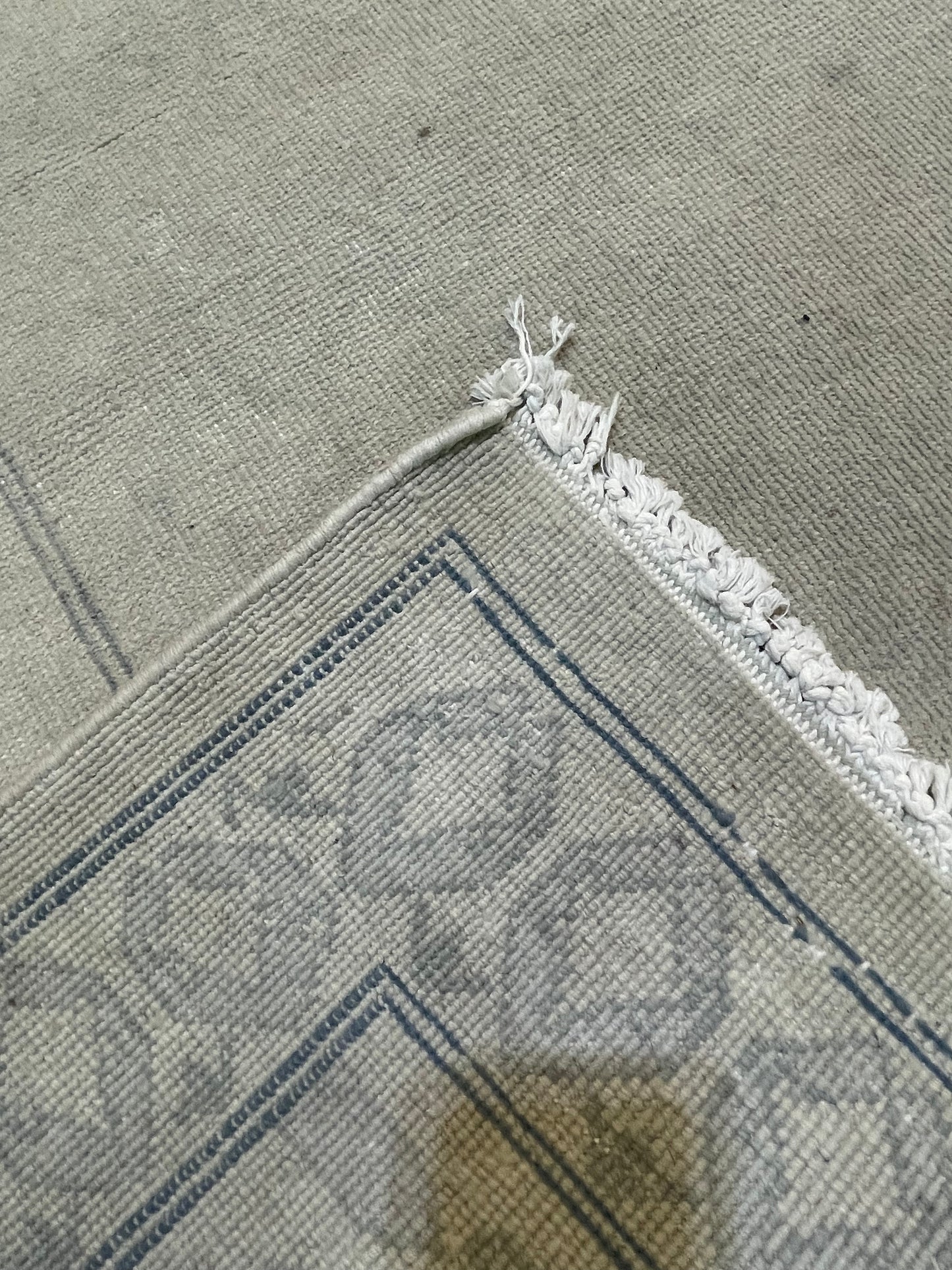 Hand-Knotted Wool Area Rug Turkish Oushak 5'9" x 8'10"