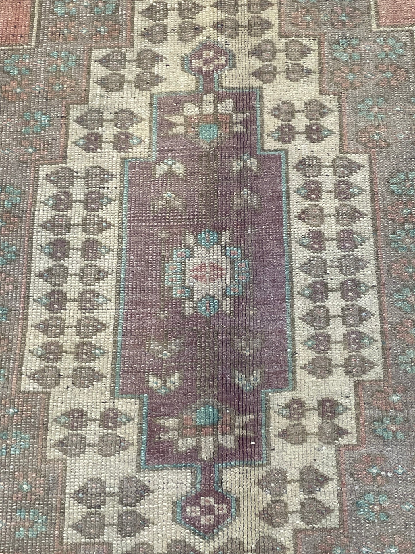 Hand-Knotted Wool Area Rug Turkish Oushak 6' x 9'10"