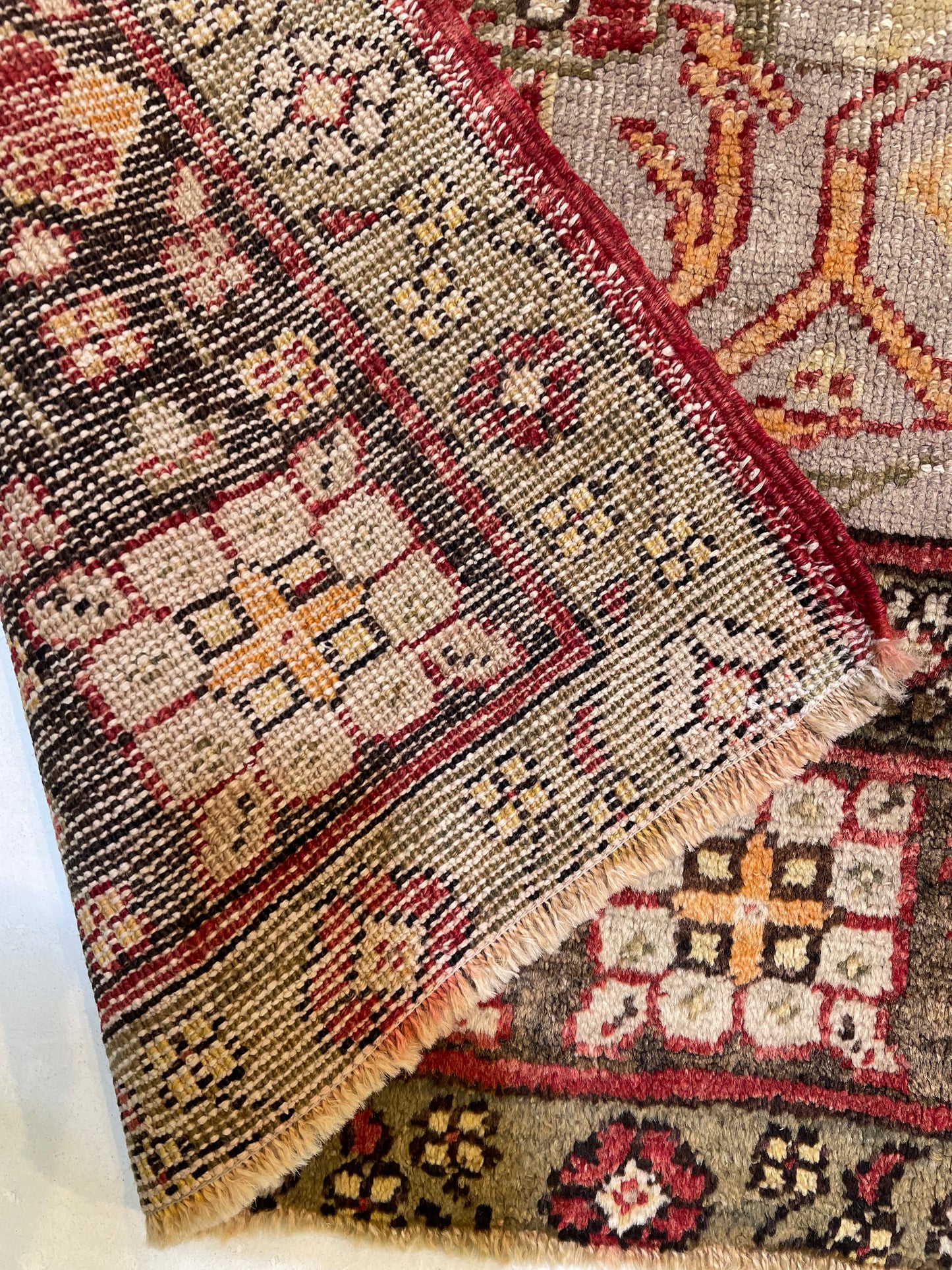Hand-Knotted Wool Area Rug Turkish Oushak 5'10" x 8'9"