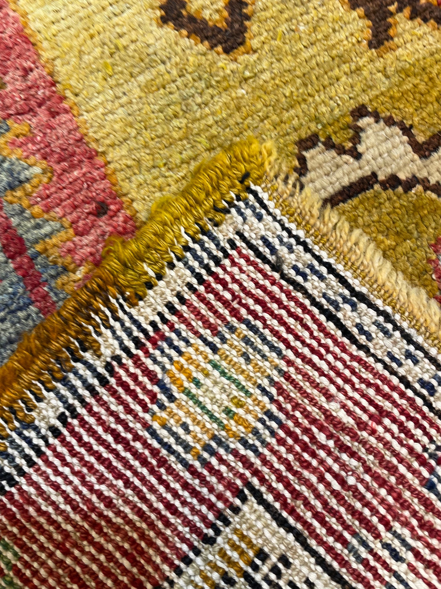 Hand-Knotted Wool Area Rug Turkish Oushak 5'8" x 9'10"