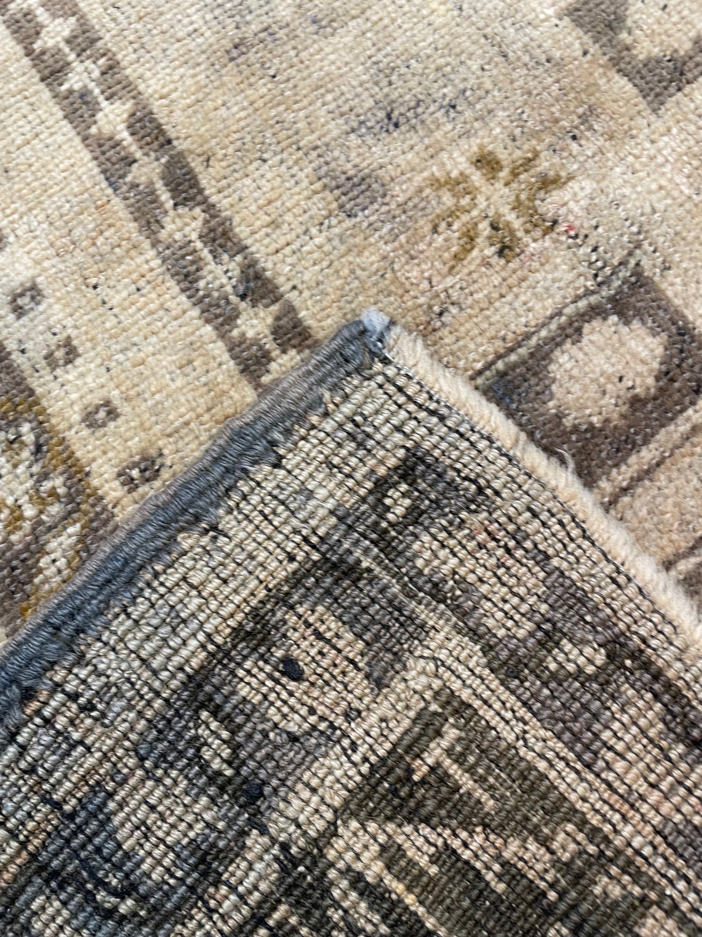 Hand-Knotted Wool Area Rug Turkish Oushak 5'7" x 10'3"