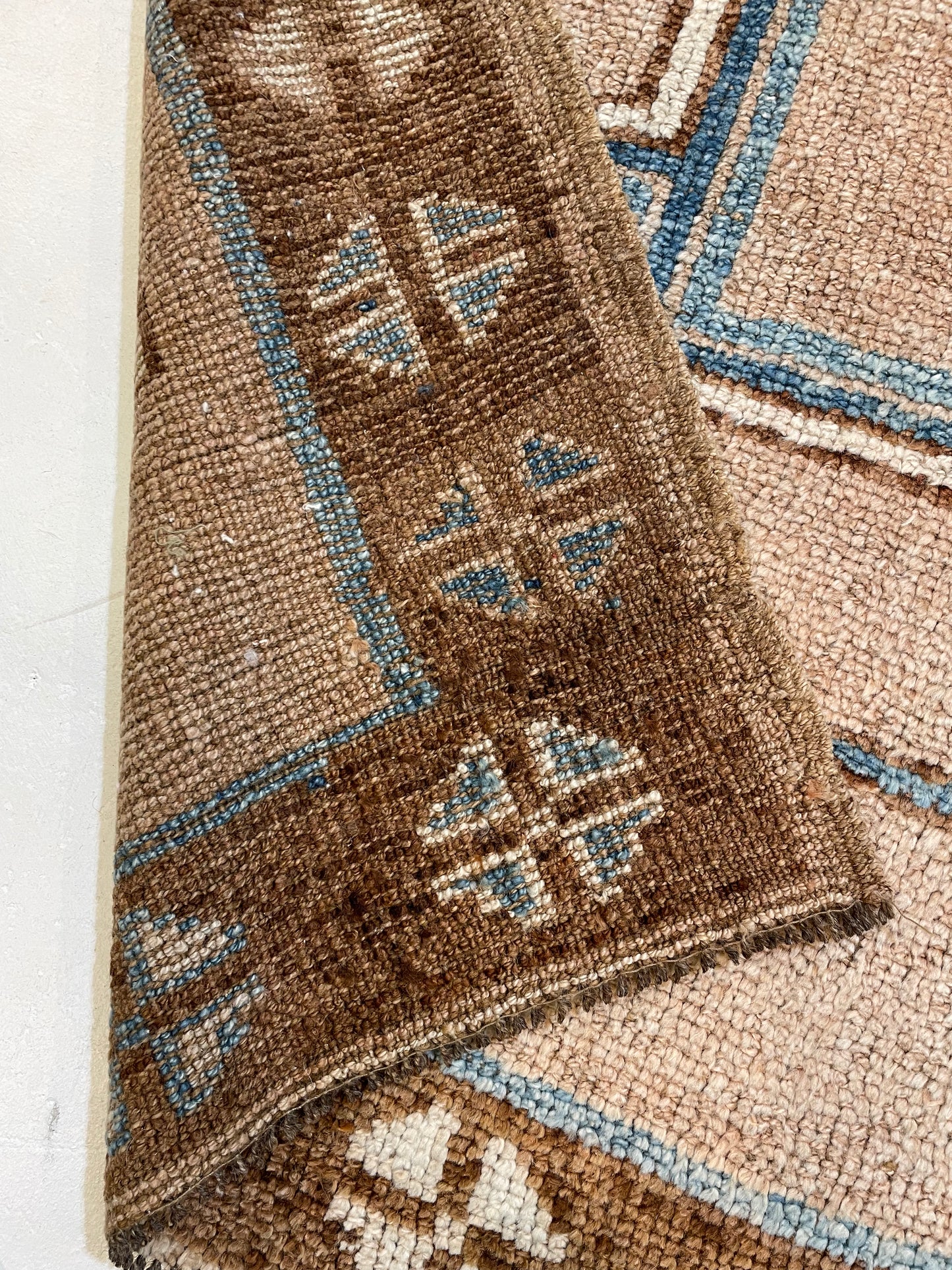 Hand-Knotted Wool Gallery Size Turkish Oushak 5'10" x 14'9"