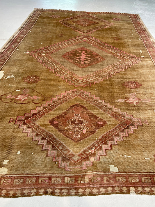 Hand-Knotted Wool Area Rug Turkish Oushak 7' x 10'6"