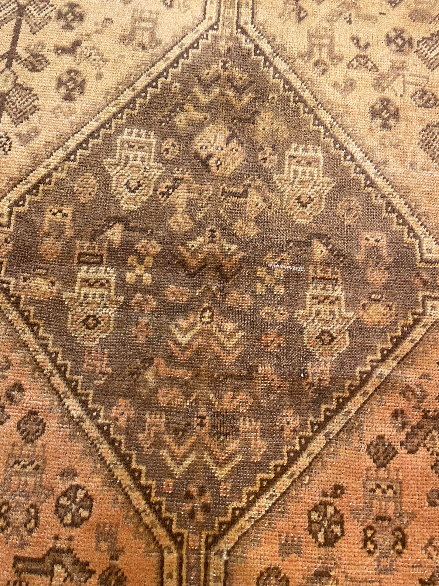 Hand-Knotted Wool Rug Turkish Oushak 7' x 9'10"