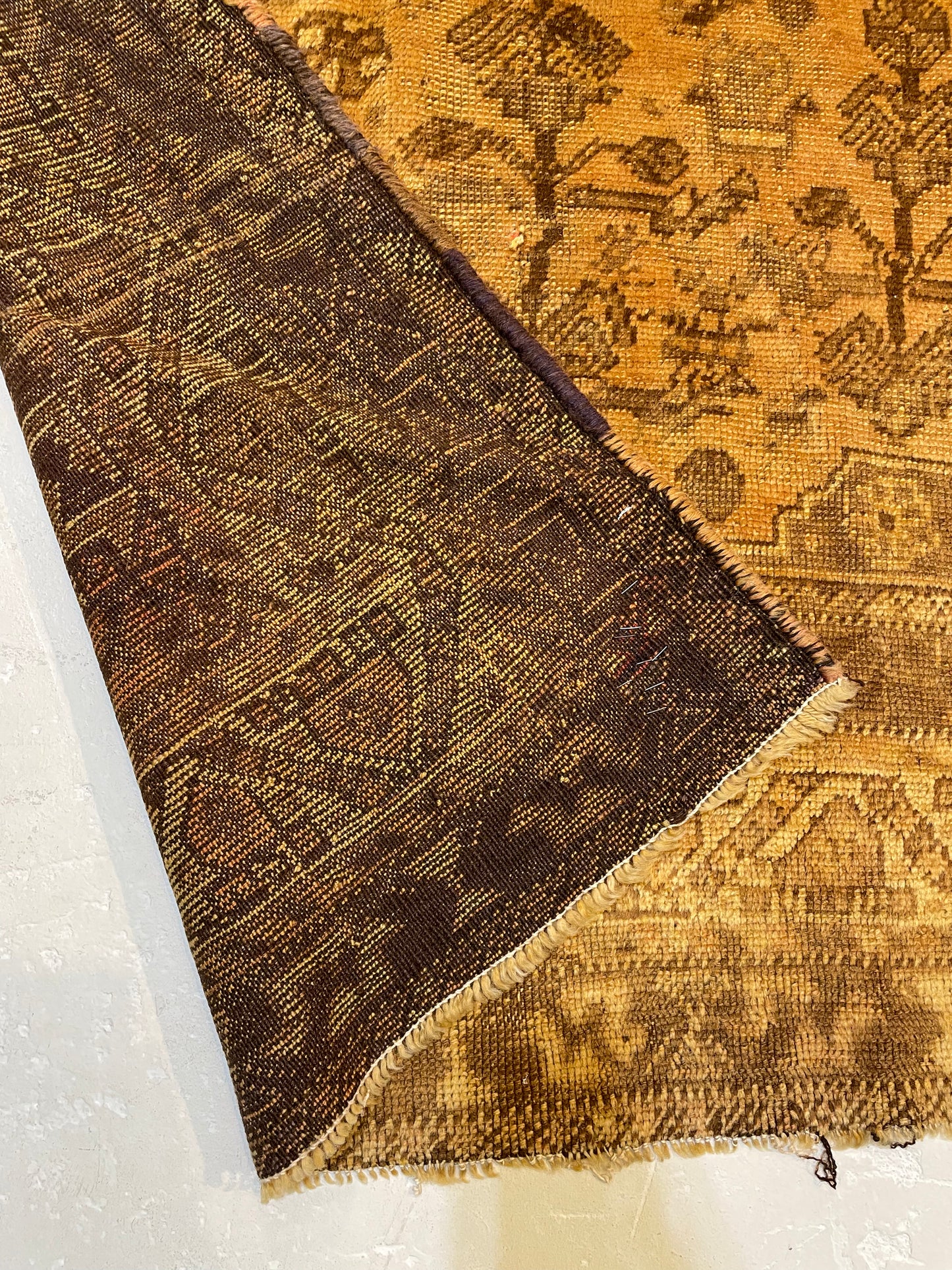 Hand-Knotted Wool Rug Turkish Oushak 7' x 9'10"