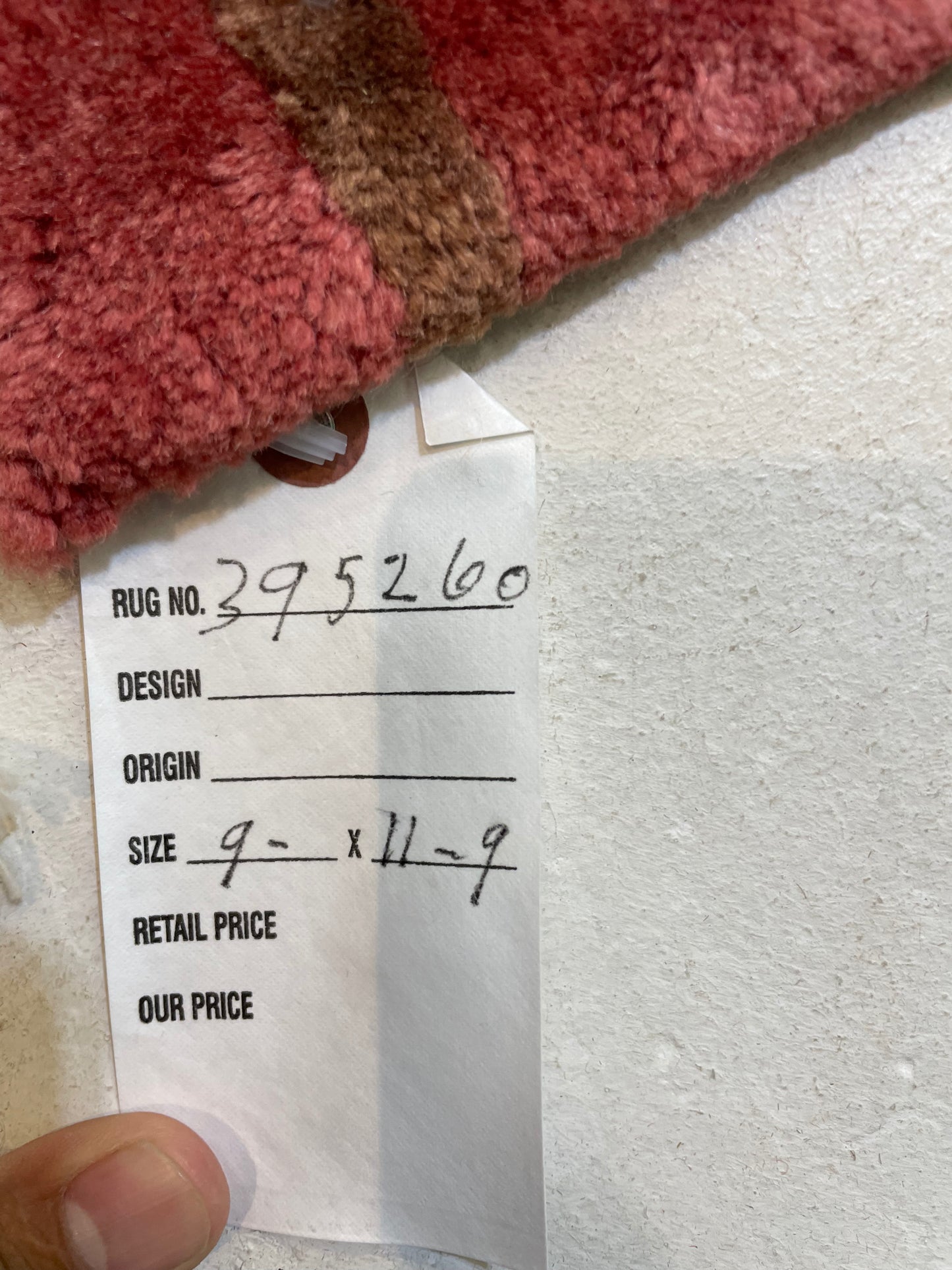 Hand-Knotted Wool Rug Turkish Oushak 9' x 11'9"