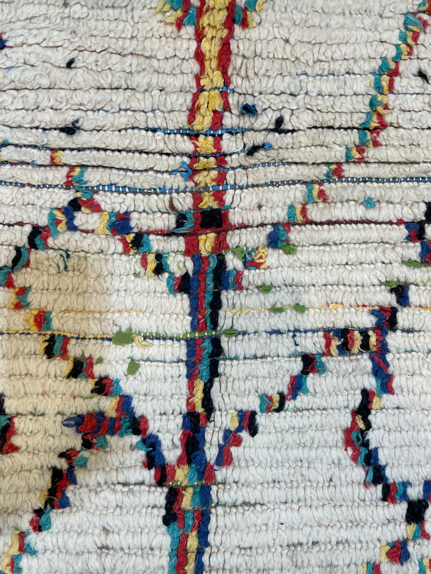 Hand-Knotted Wool Rug Moroccan 4' x 7'4"