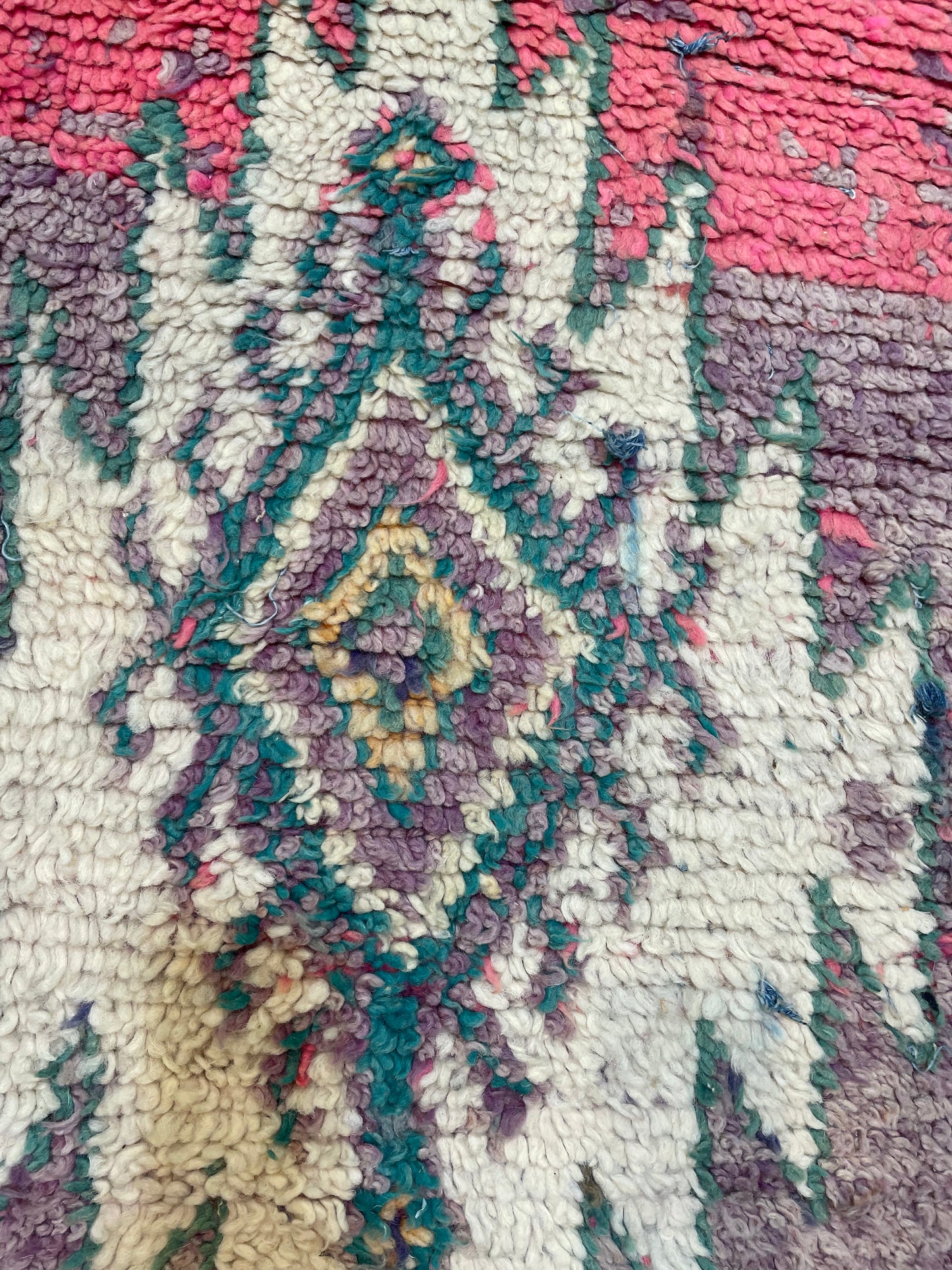 Hand-Knotted Wool Gallery Size Moroccan 5'5" x 10'6"