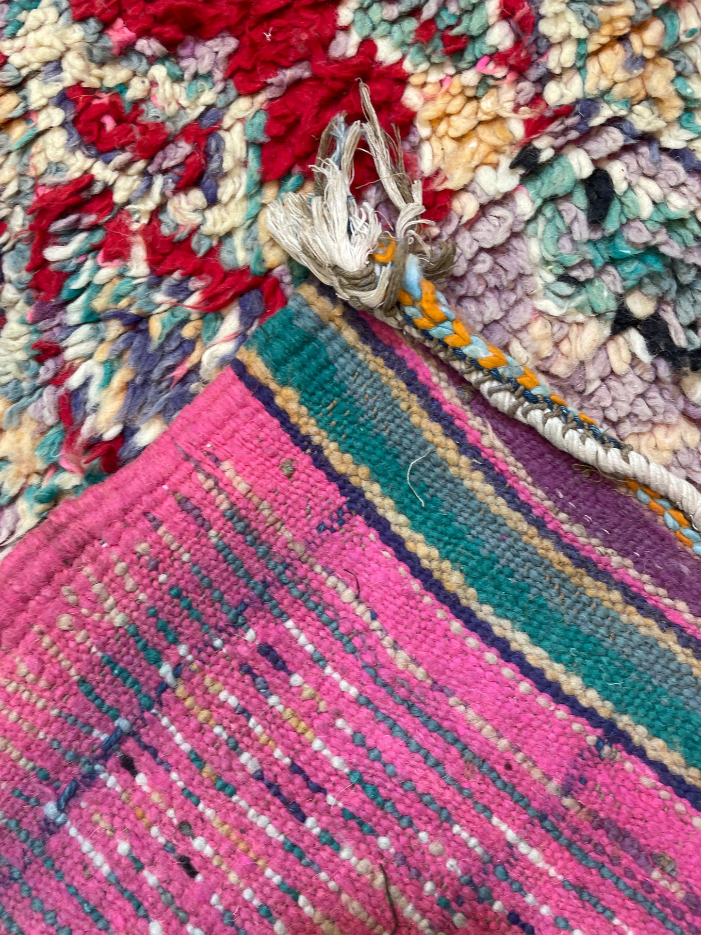 Hand-Knotted Wool Gallery Size Moroccan 5'5" x 10'6"