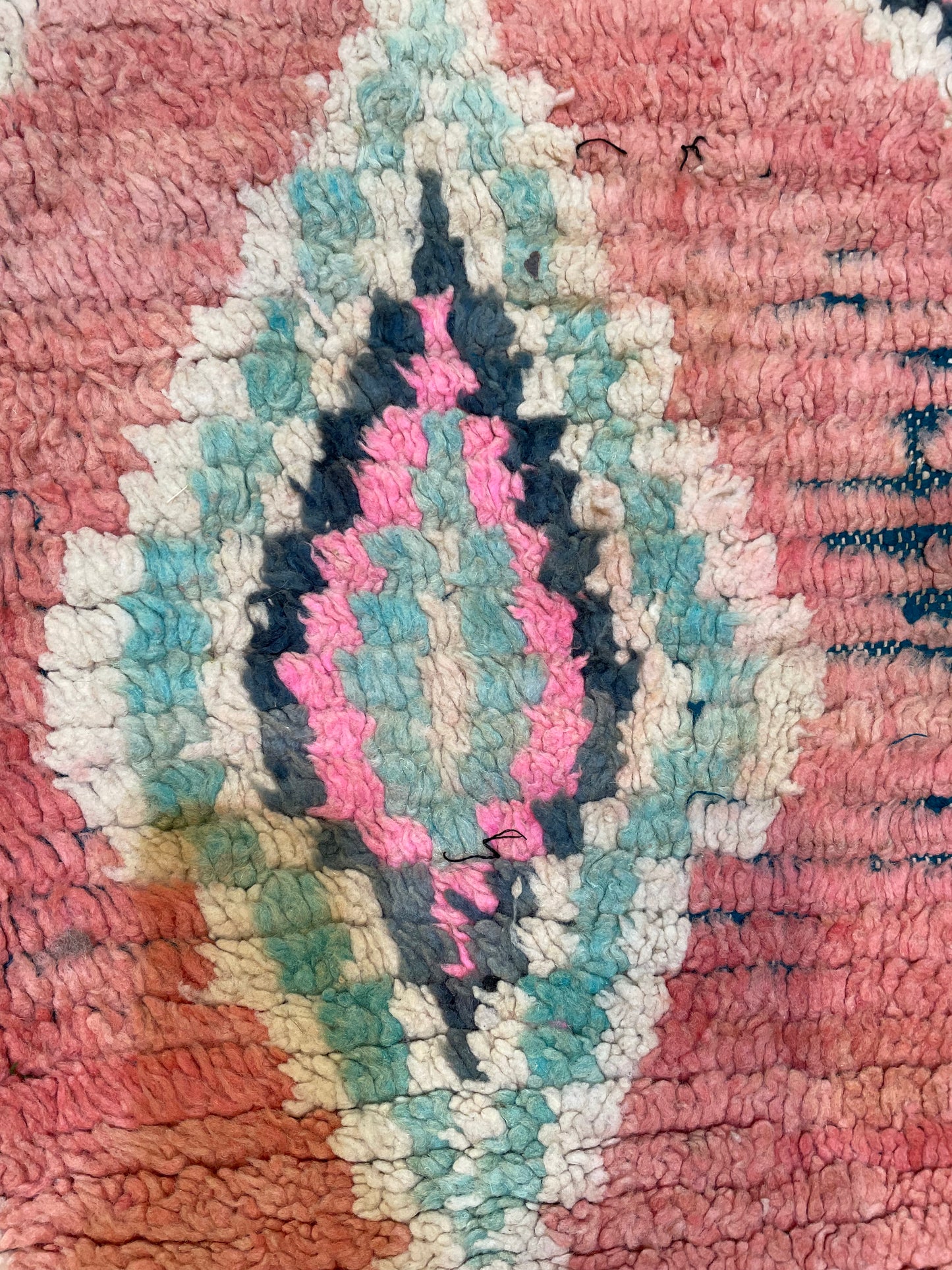Hand-Knotted Wool Rug Moroccan 5'8" x 8'11"