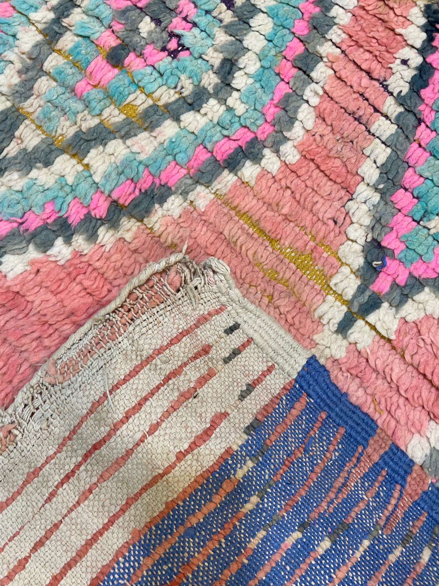 Hand-Knotted Wool Rug Moroccan 5'8" x 8'11"