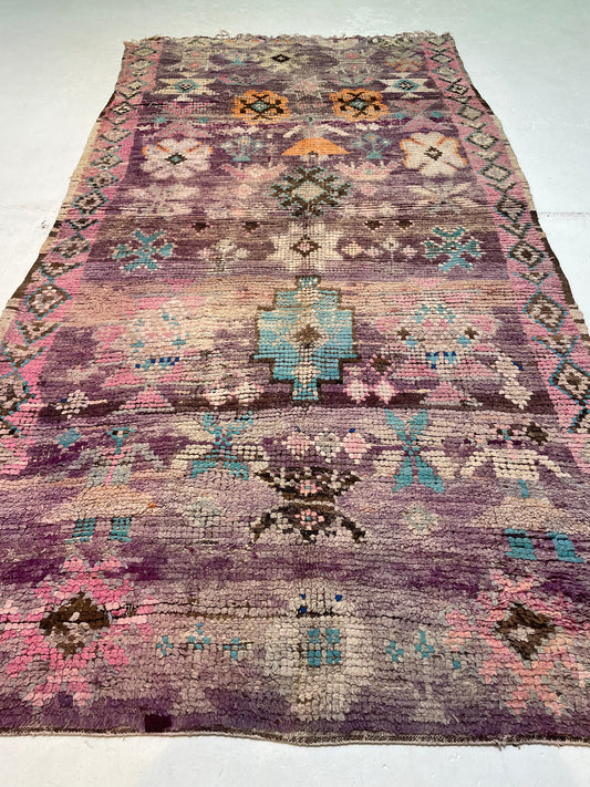 Hand-Knotted Wool Gallery Size Moroccan 6'5" x 12'7"