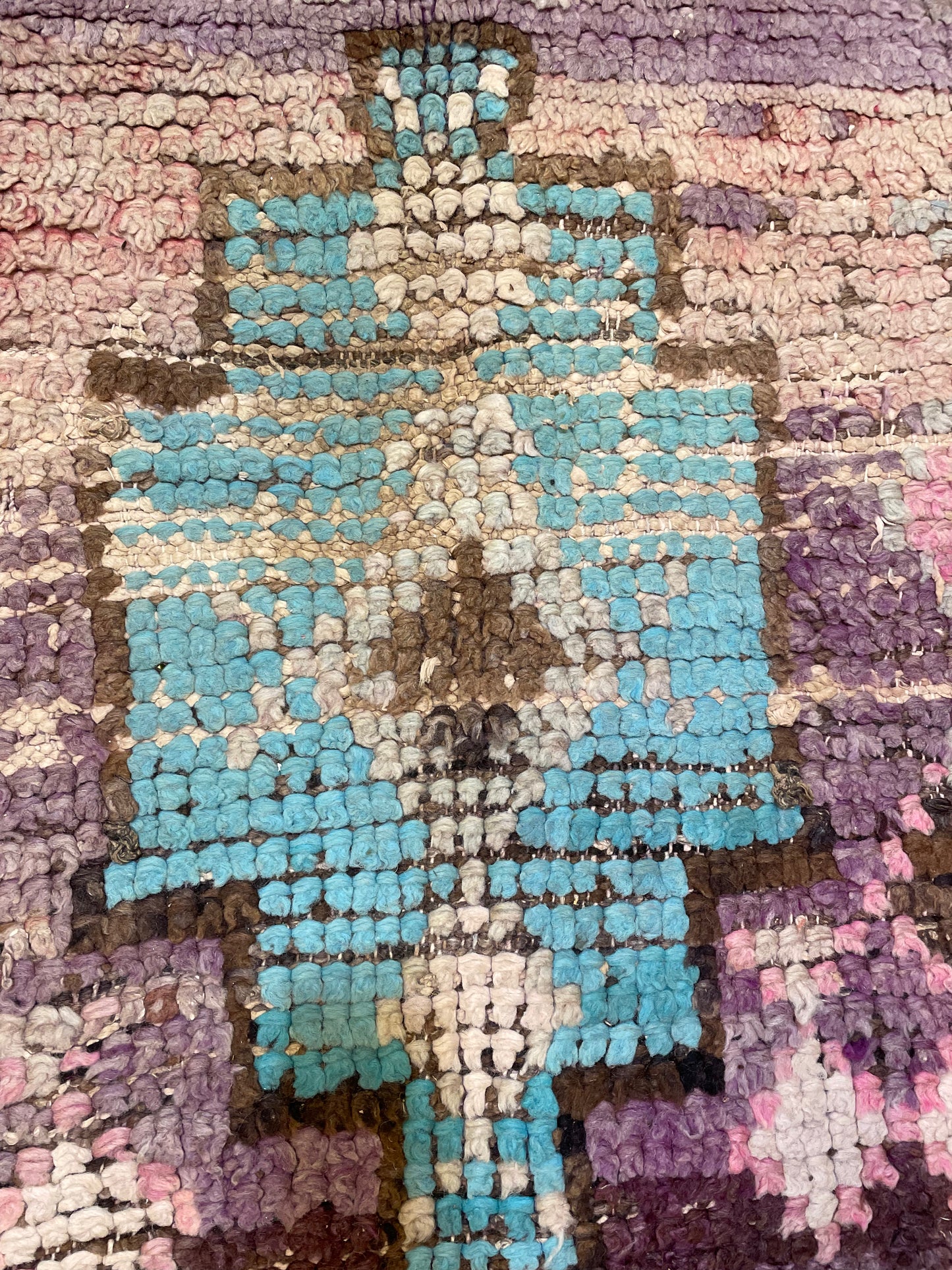 Hand-Knotted Wool Gallery Size Moroccan 6'5" x 12'7"
