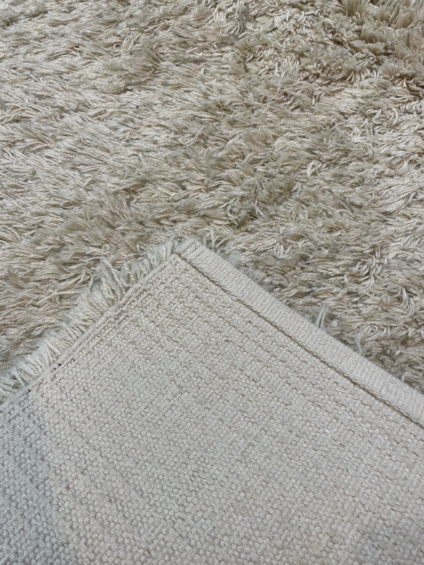 Hand-Knotted Wool Rug Moroccan 5'9" x 8'