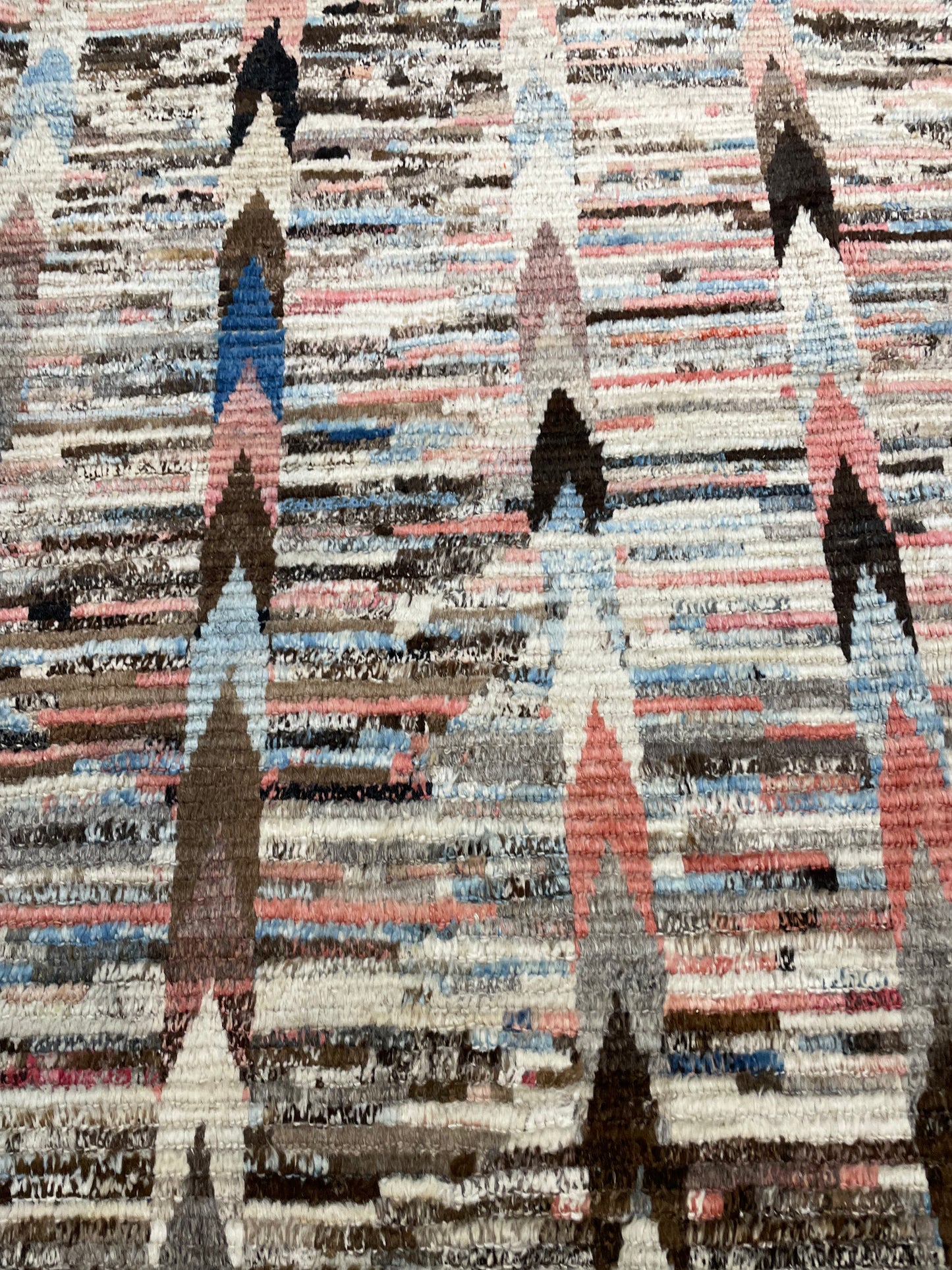 Hand-Knotted Wool Rug Moroccan 8' x 11'