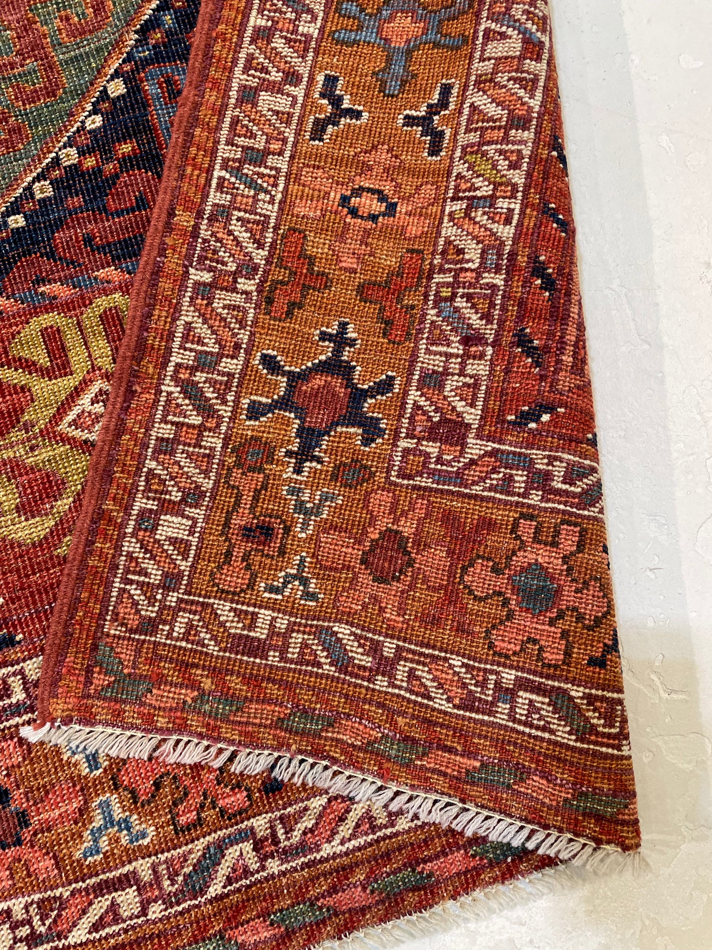 Hand-Knotted Wool Rug Turkish Oushak 5'7" x 7'11"