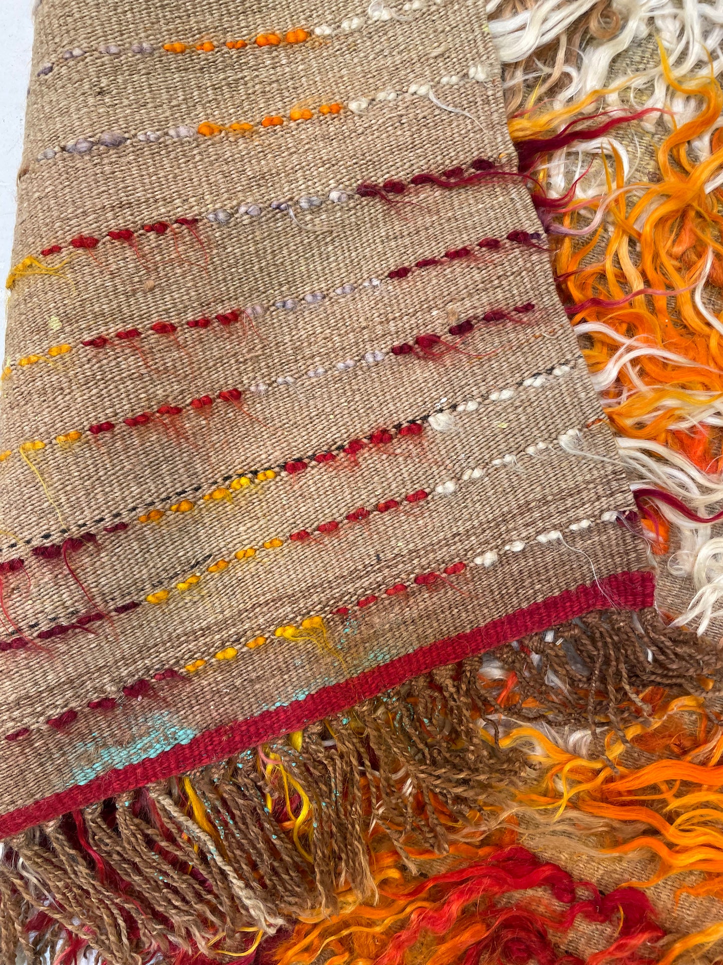 Hand-Knotted Wool Rug Turkish 3'6" x 5'2"