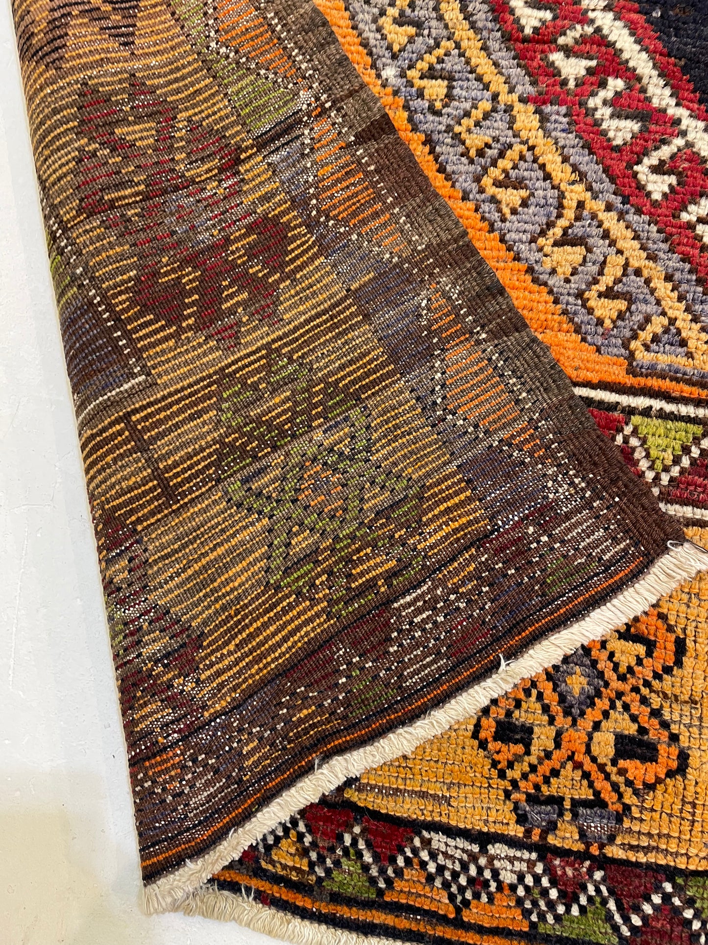 Hand-Knotted Wool Rug Turkish Oushak 5' x 7'6"