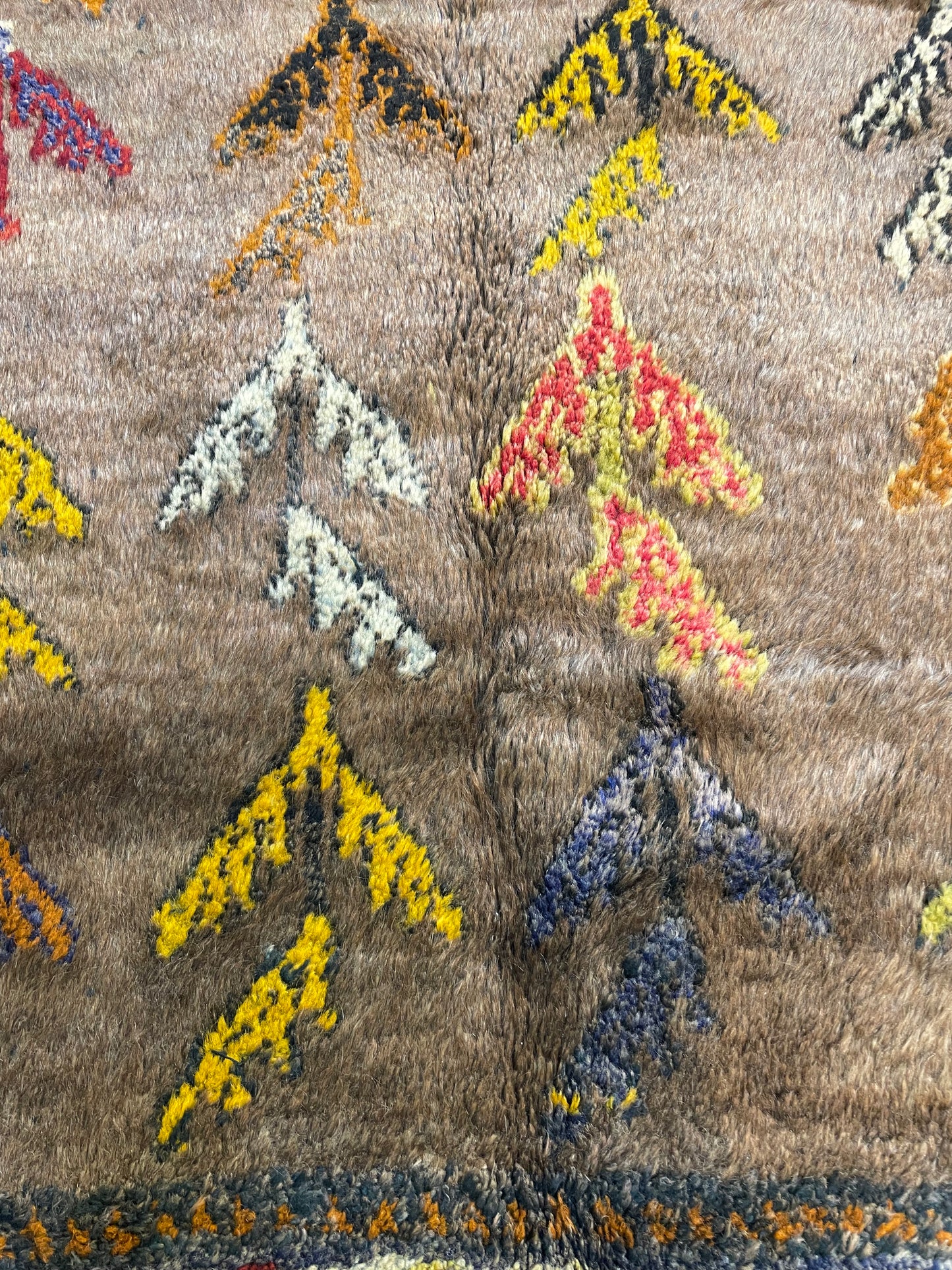 Hand-Knotted Wool Rug Turkish Oushak 3'11" x 5'4"